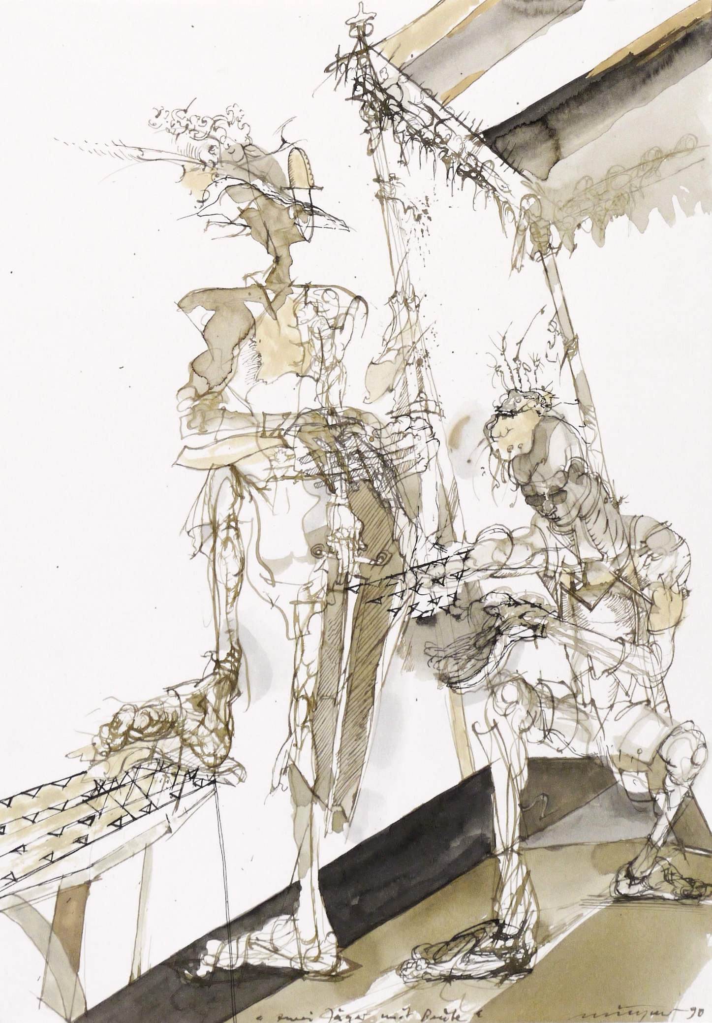 Rolf Münzner – „Jäger mit Beute“