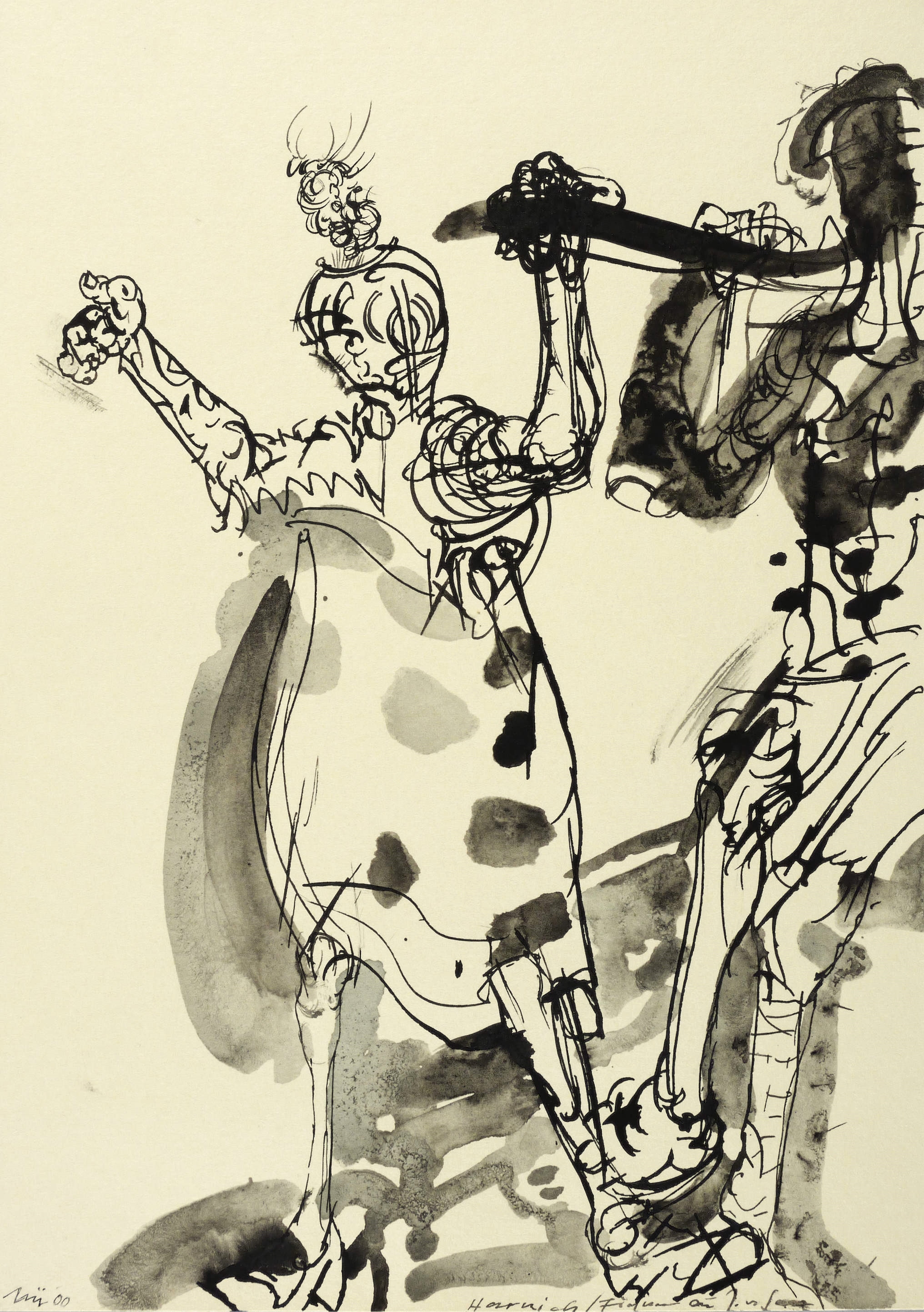 Harnisch. Figuren aus J. v. Saaz