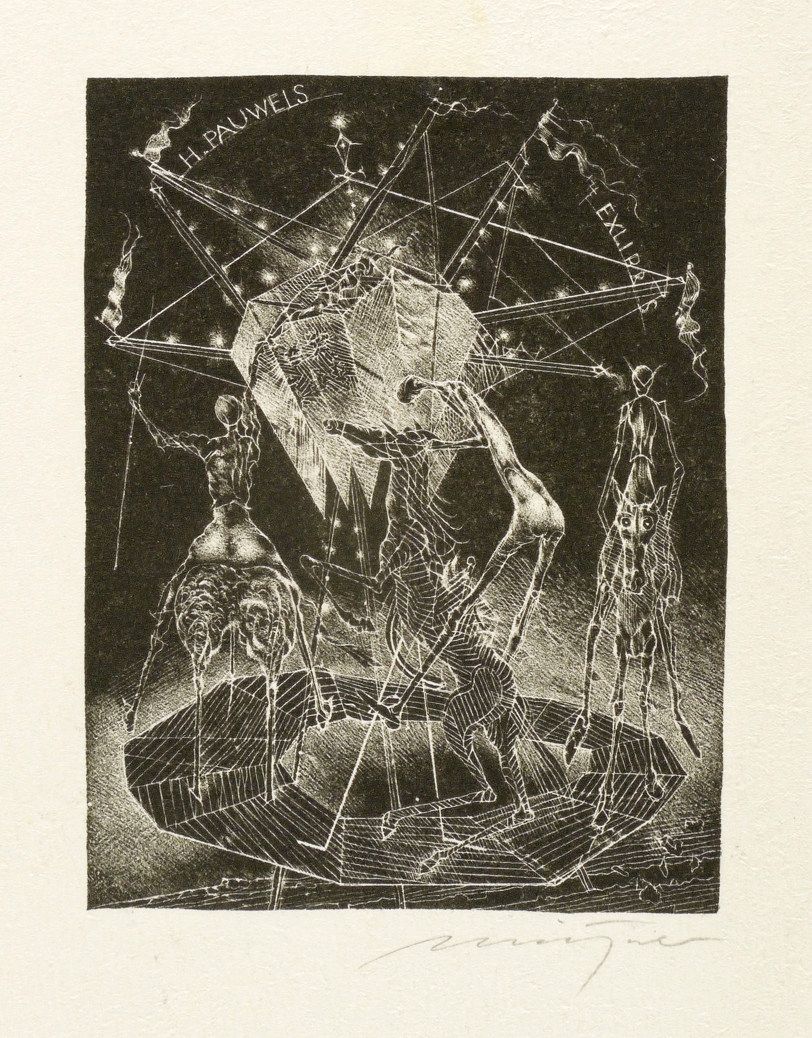 Exlibris für H. Pauwels Exlibris für H. Pauwels