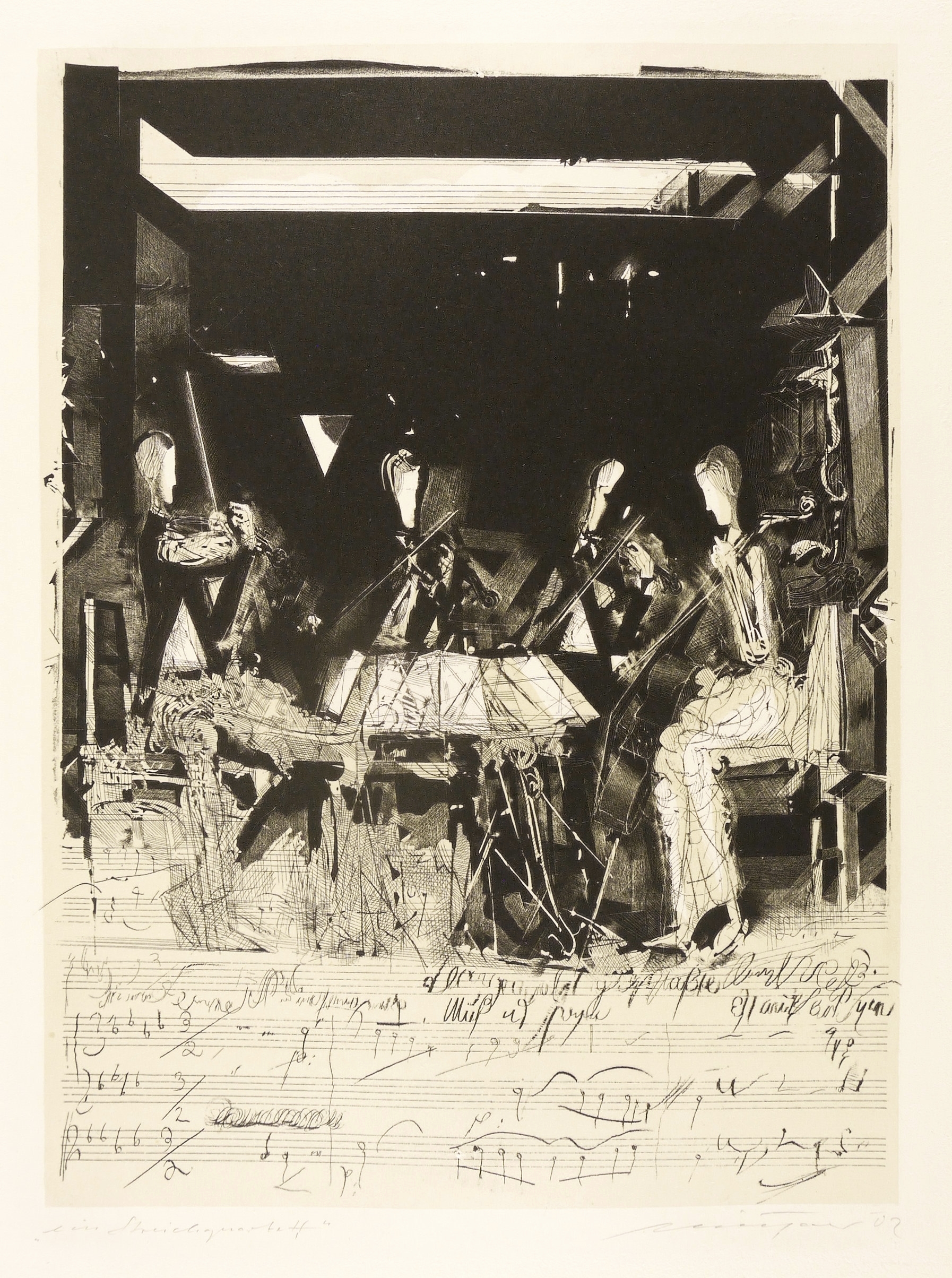 Ein Streichquartett (zu Beethoven) Ein Streichquartett (zu Beethoven)