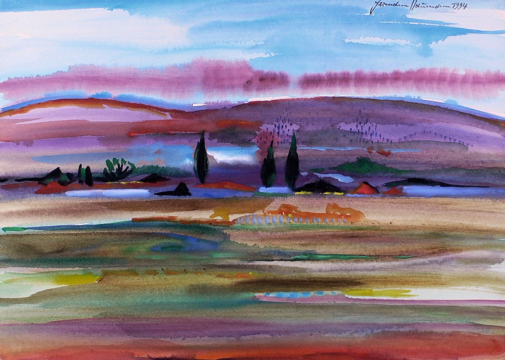 Landschaft bei Dittersbach Landschaft bei Dittersbach