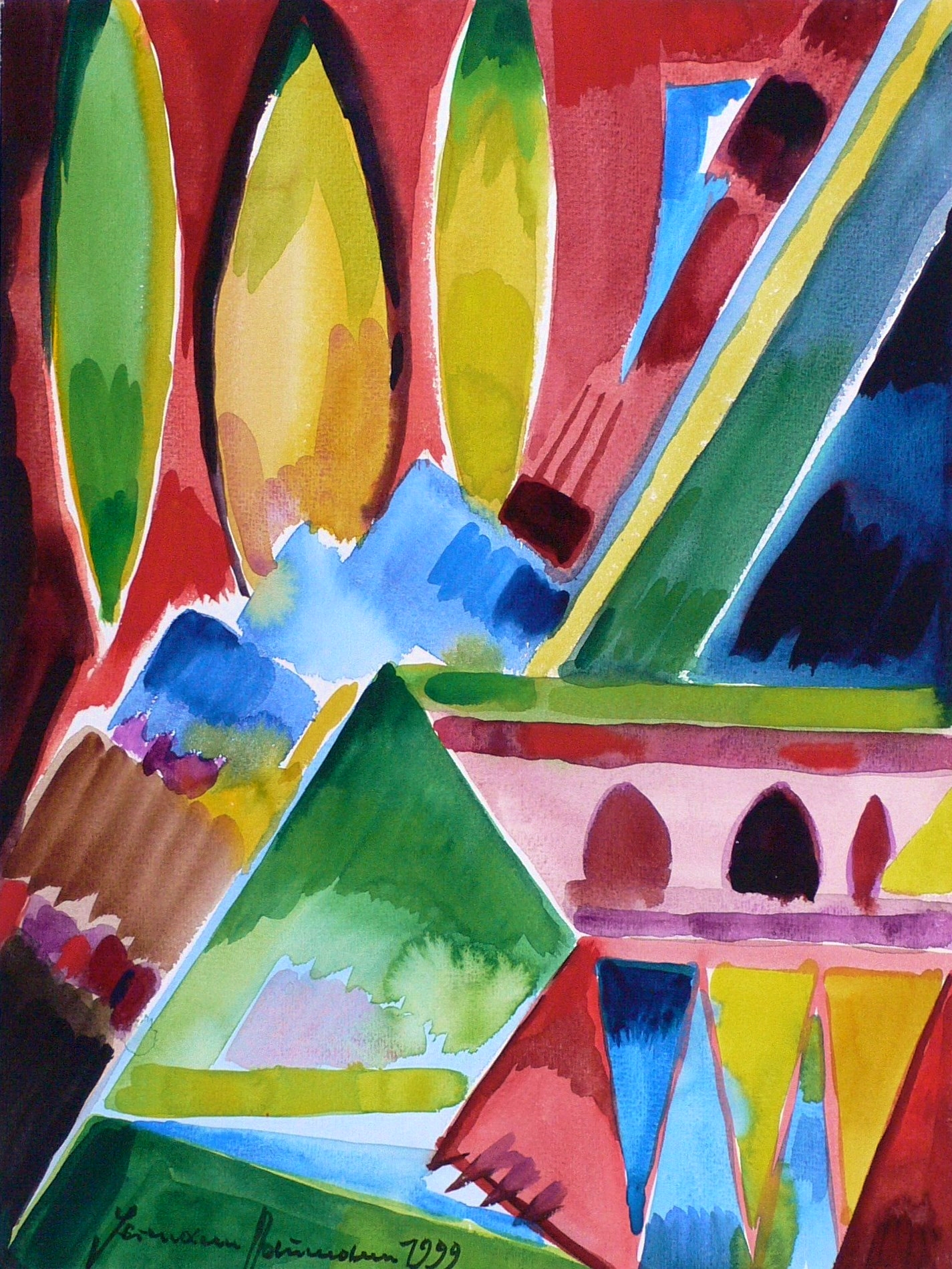 Landschaft mit Pappeln (Großsedlitz) Landschaft mit Pappeln (Großsedlitz)