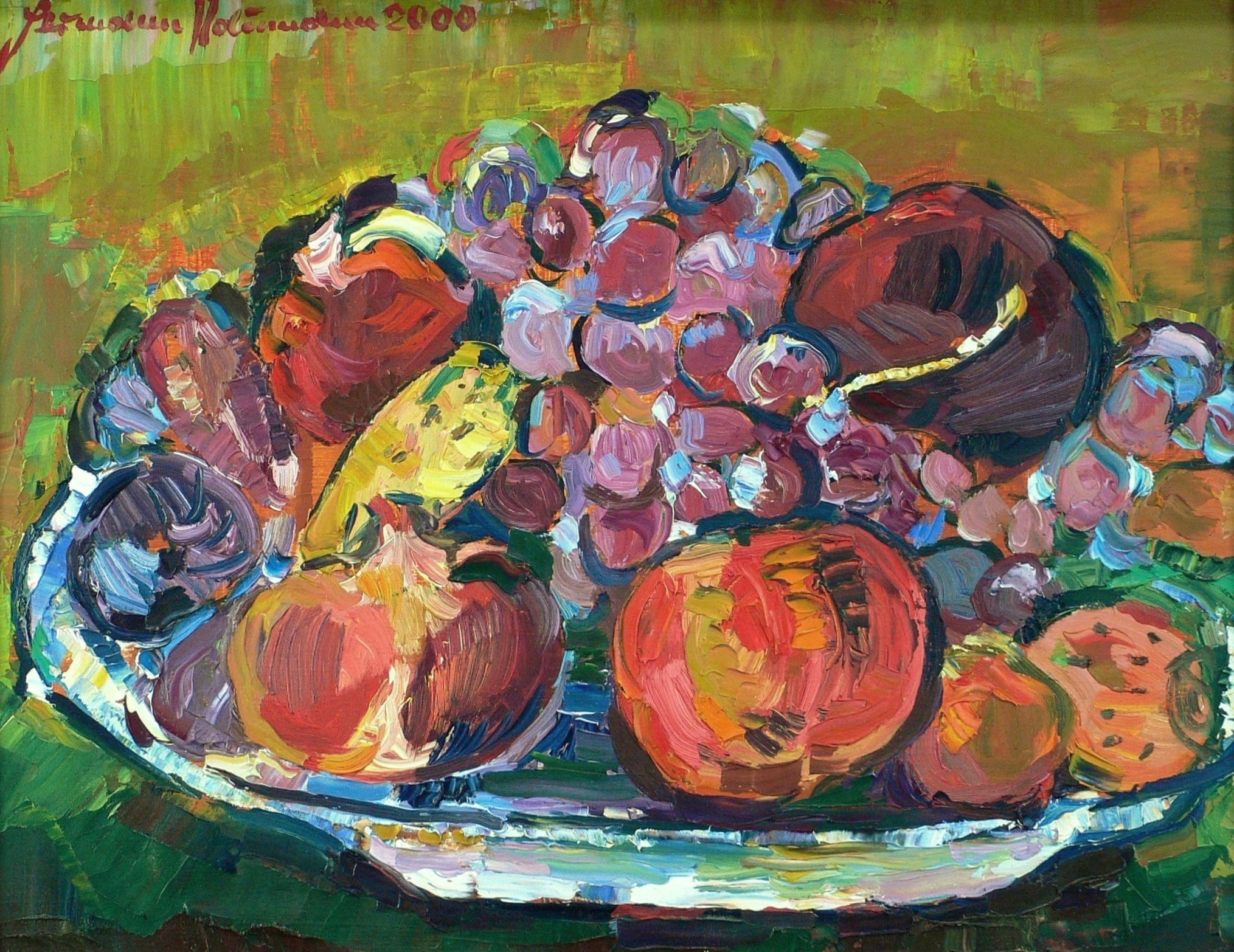 Hermann Naumann, Stillleben mit Granatäpfeln, 2000