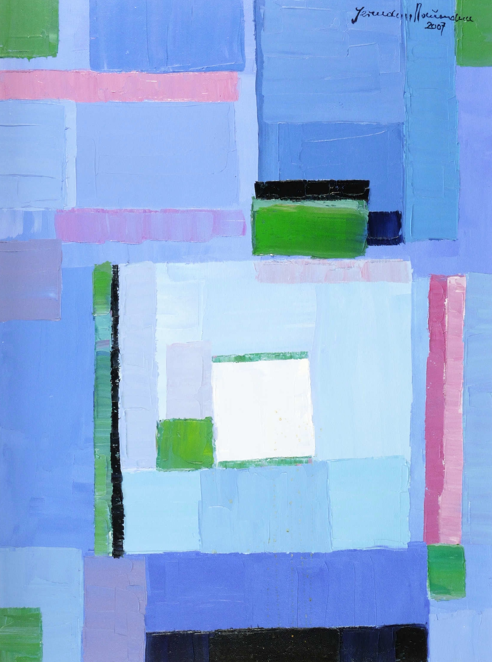 Hermann Naumann, Blaues Bild, 2007