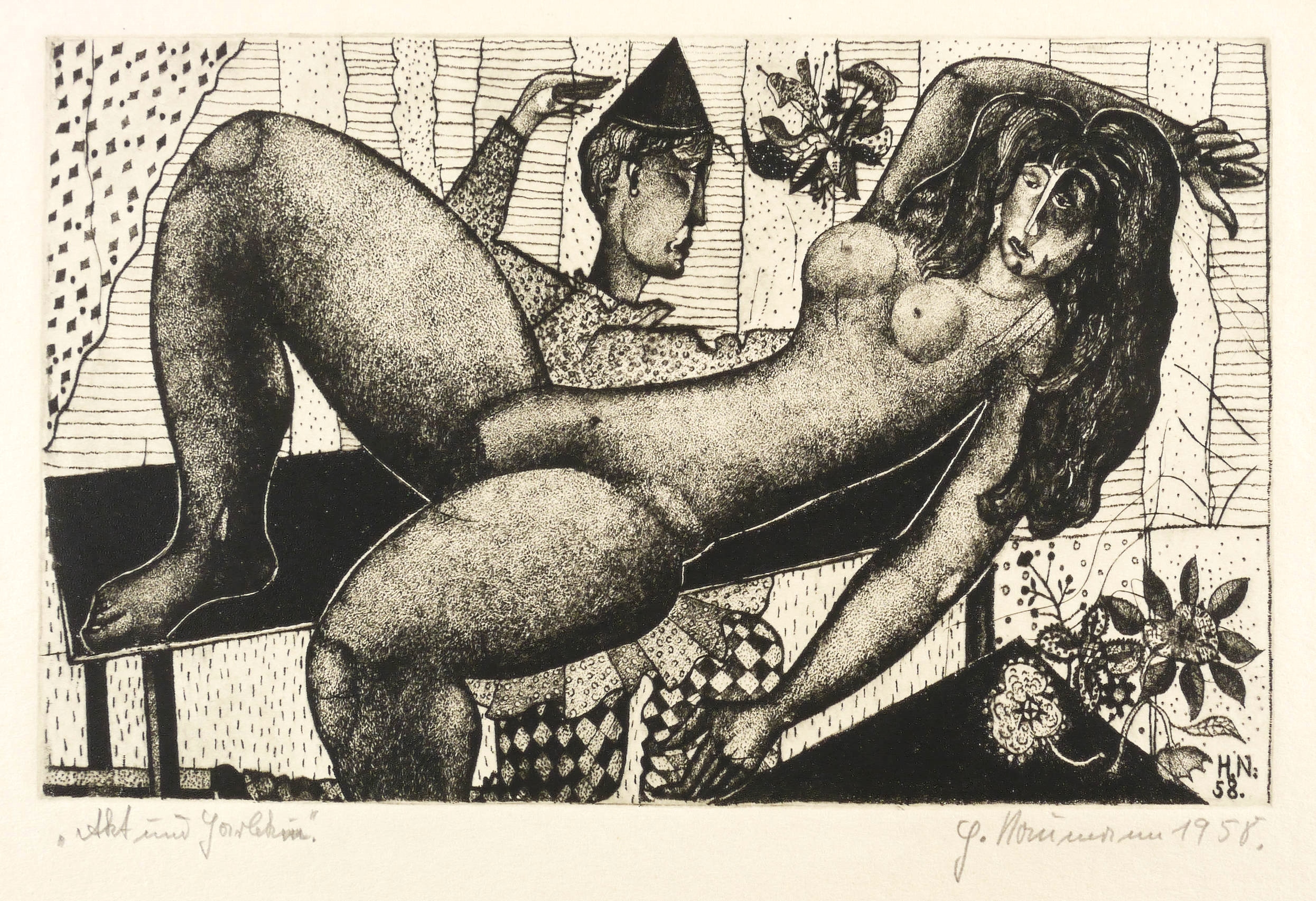 Akt und Harlekin Akt und Harlekin