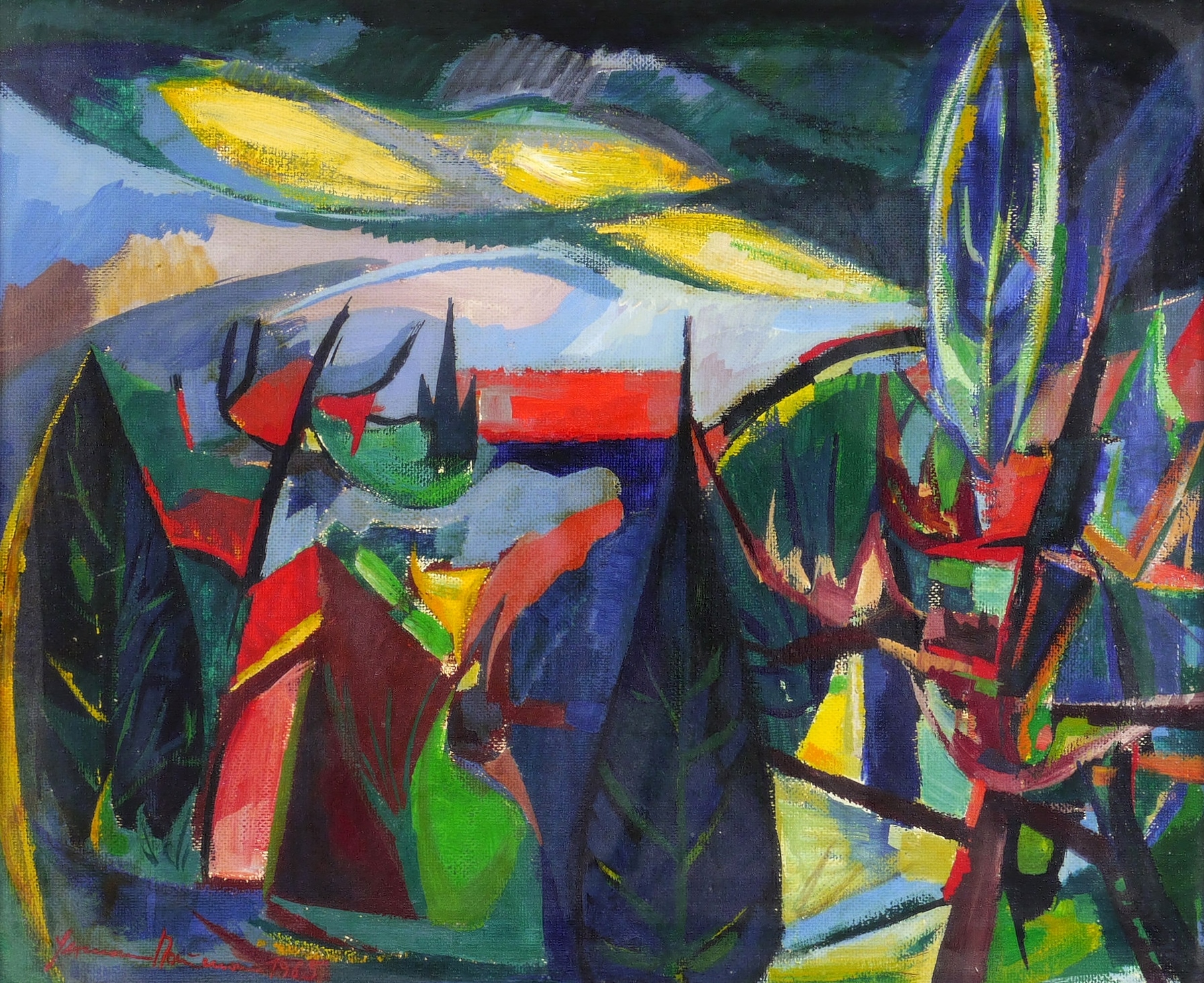 Landschaft bei Loschwitz Landschaft bei Loschwitz