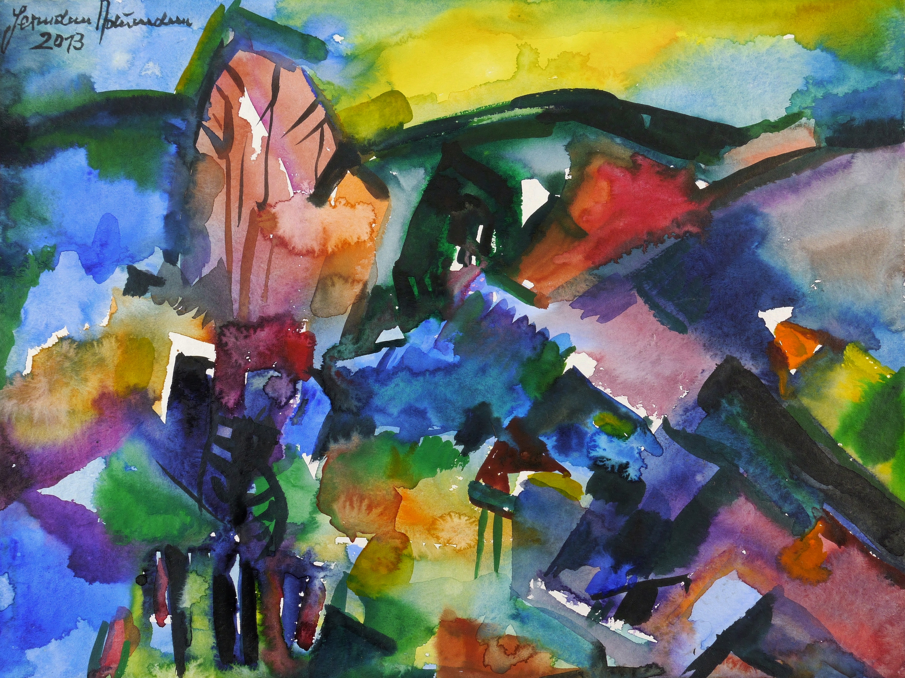 Kleine Hügellandschaft Kleine Hügellandschaft