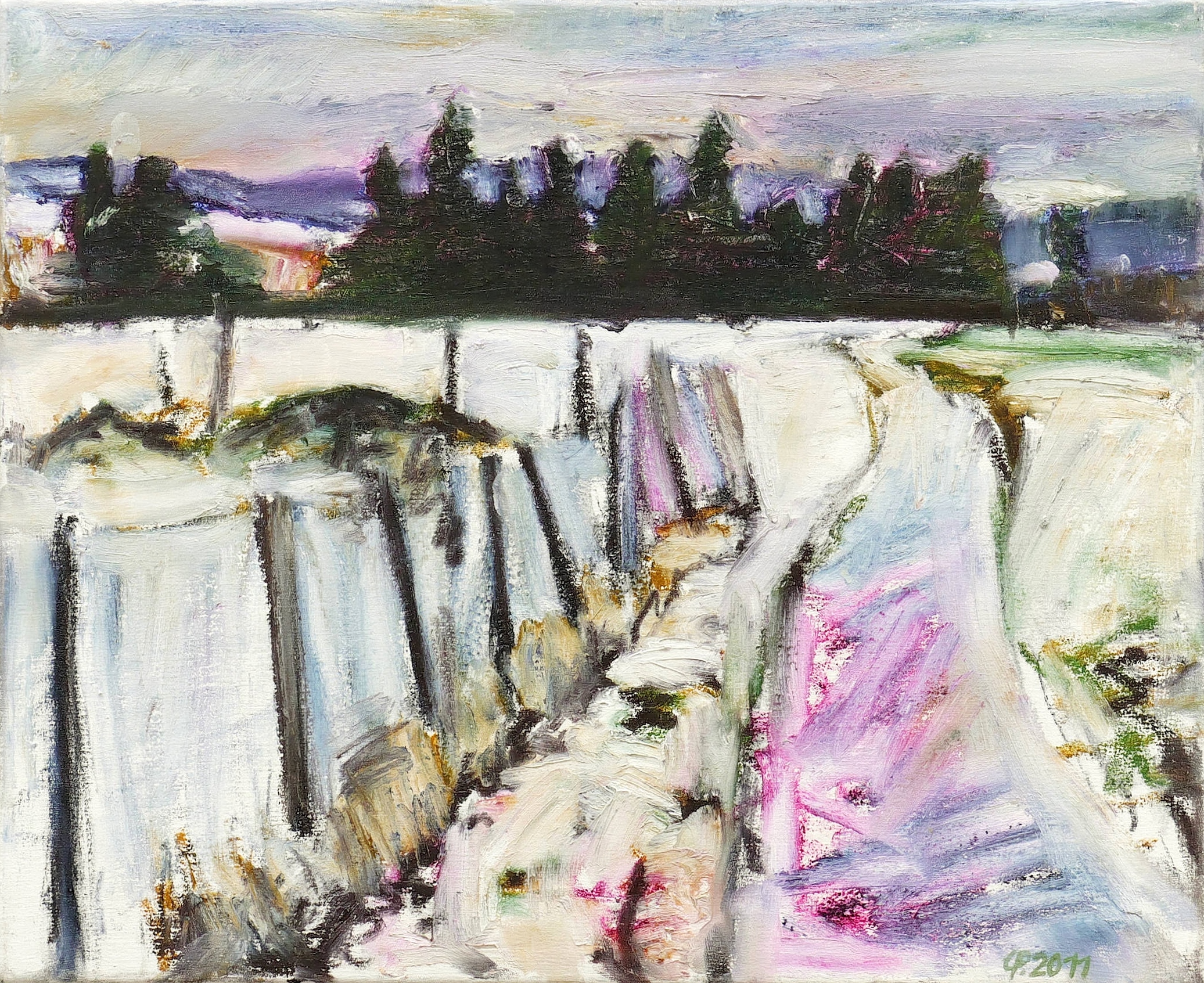 Winterlandschaft bei Polenz Winterlandschaft bei Polenz