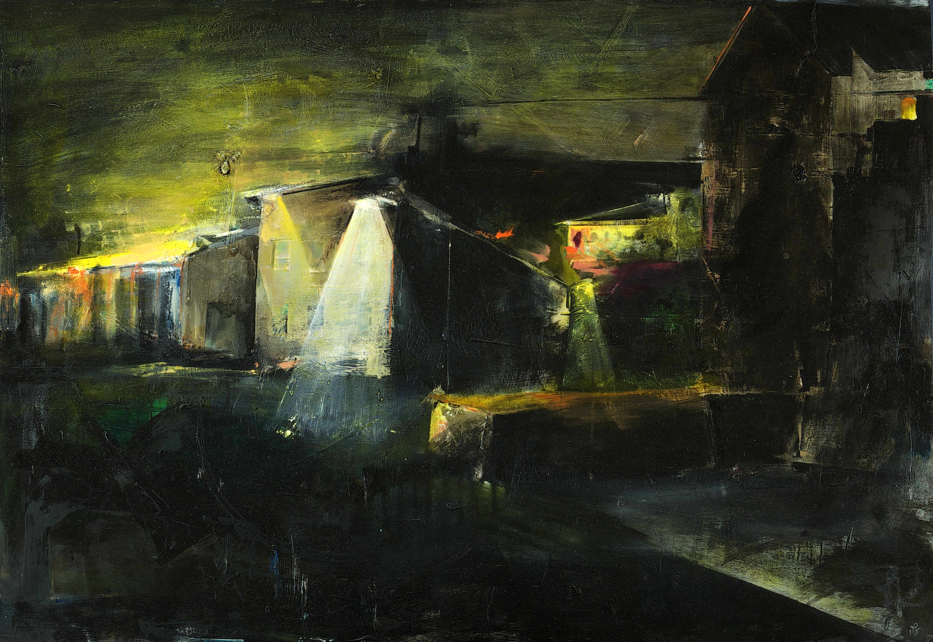 Tanja Pohl – „Lagerhalle (am Abend)“