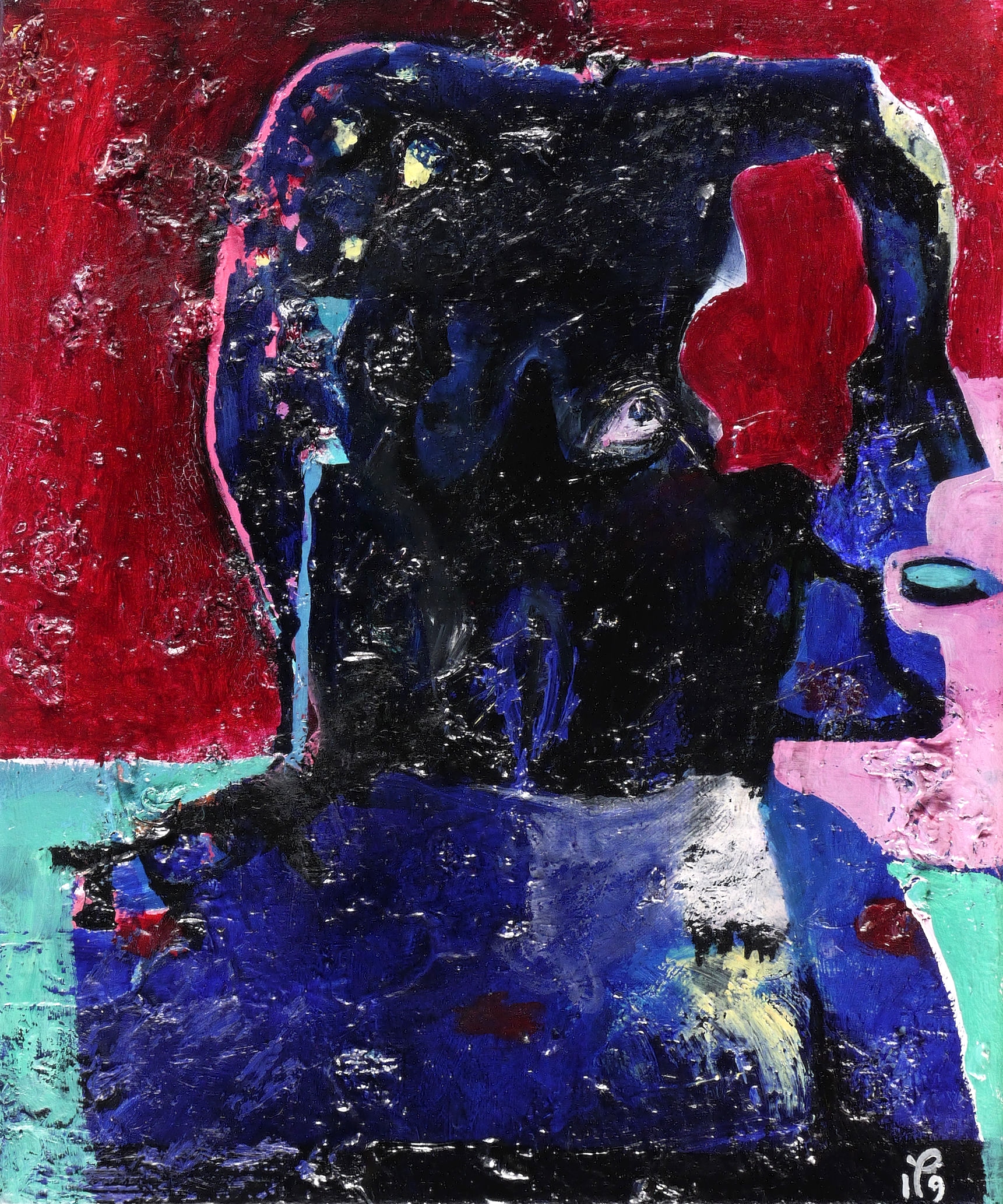 Blauer Kopf Blauer Kopf