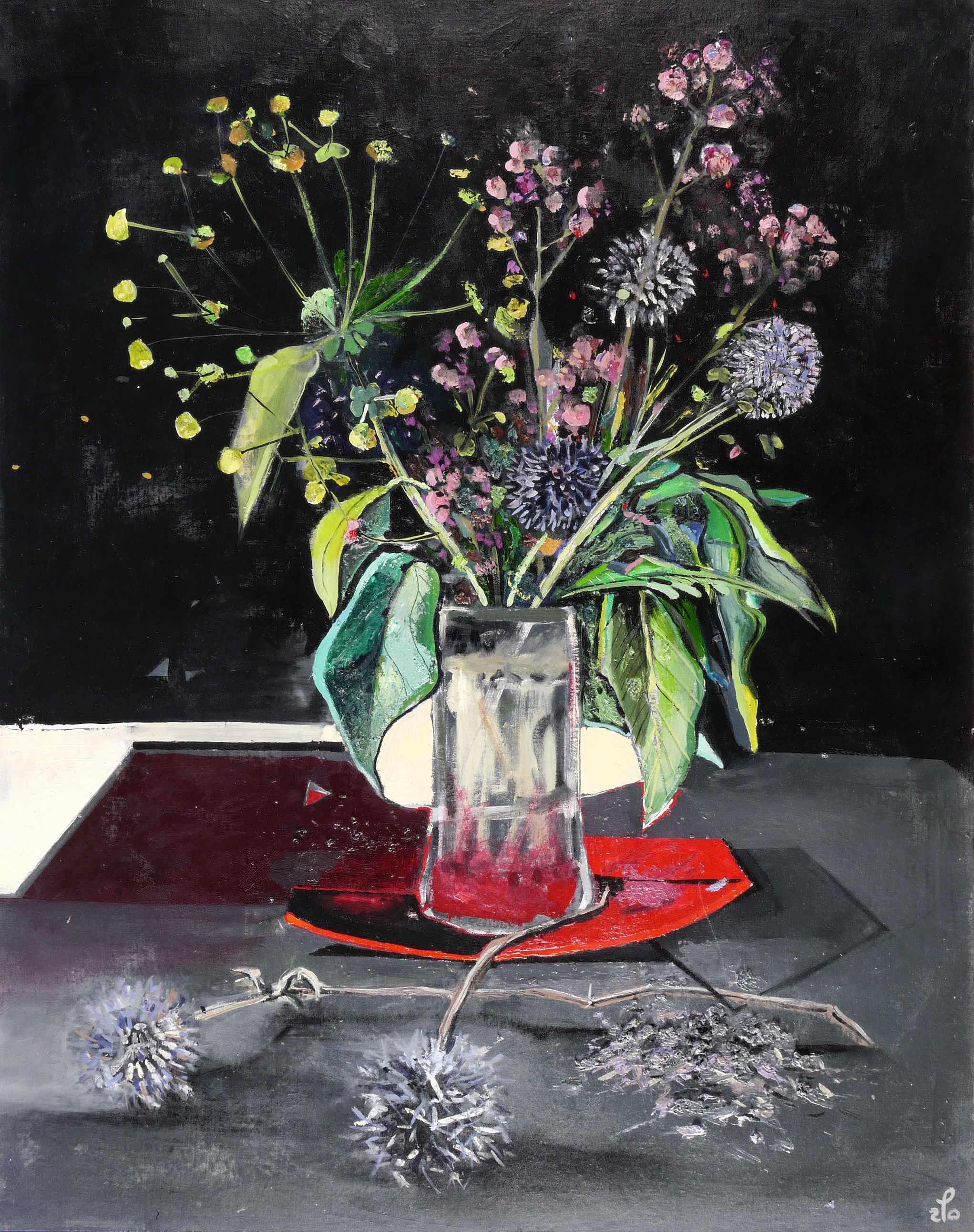 Stillleben mit Disteln Stillleben mit Disteln