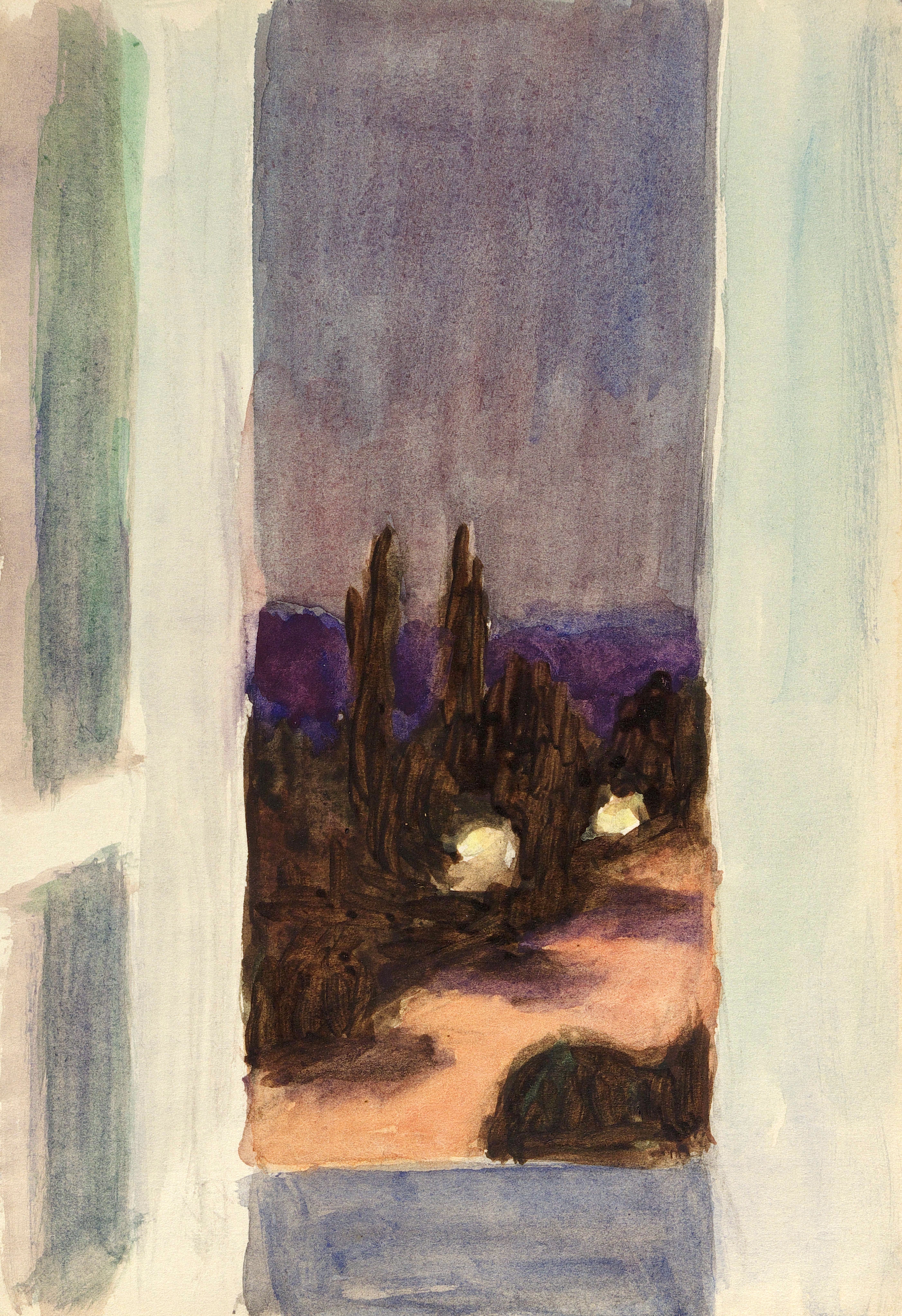 Blick aus dem Atelierfenster Blick aus dem Atelierfenster