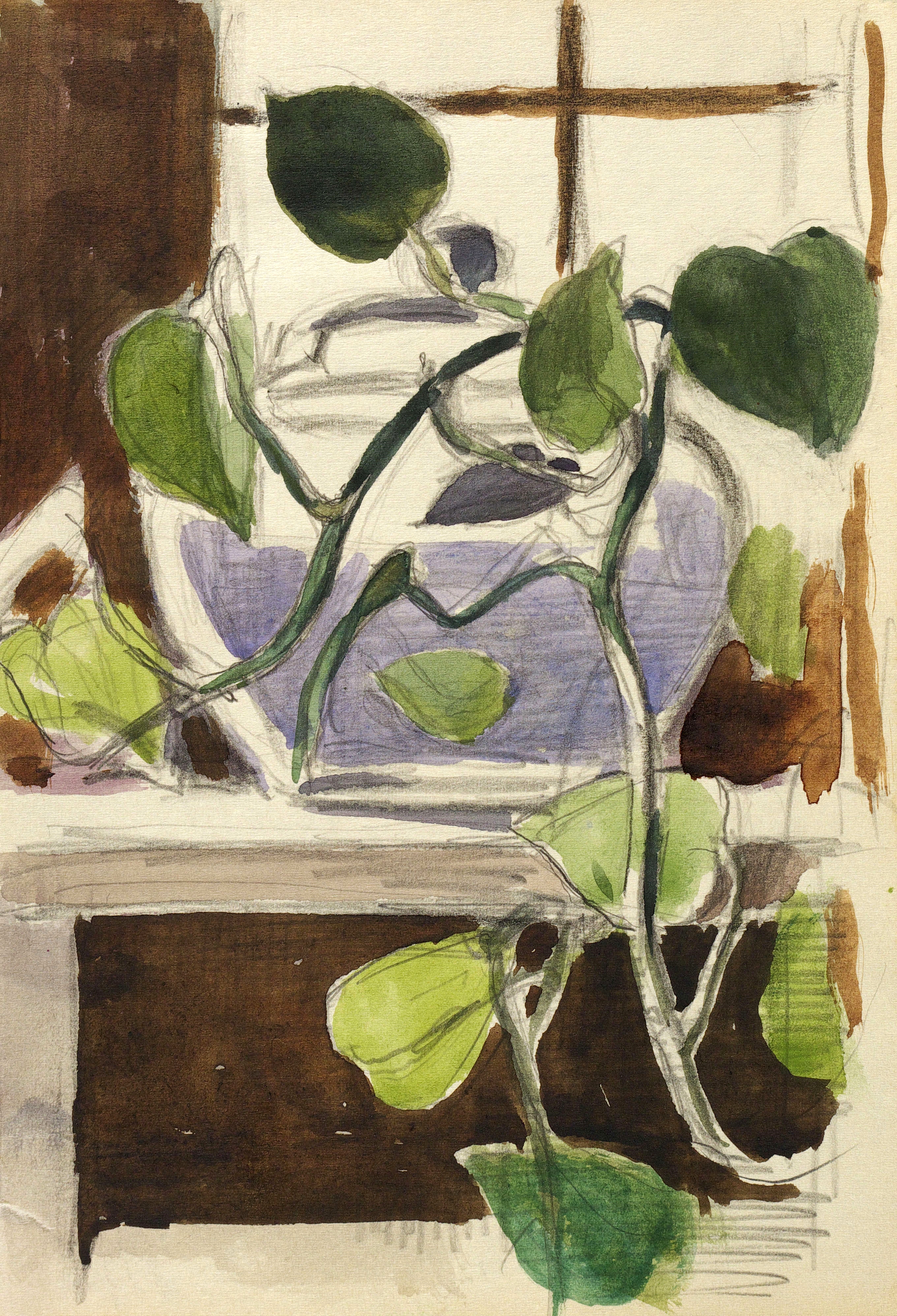 Egon Pukall, Topfpflanze, 1970-1980