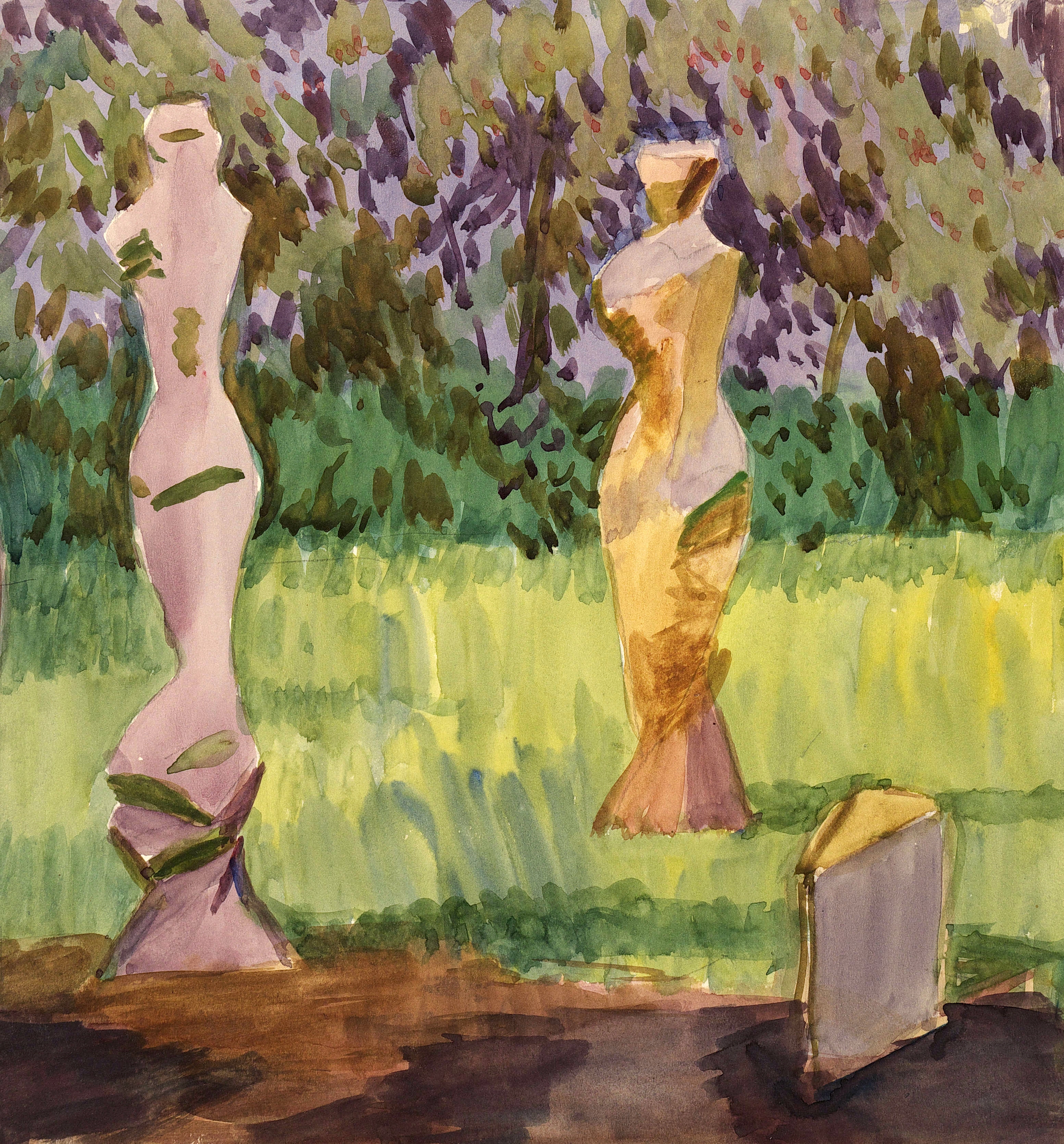 Figuren in Landschaft (Skulpturengarten) Figuren in Landschaft (Skulpturengarten)