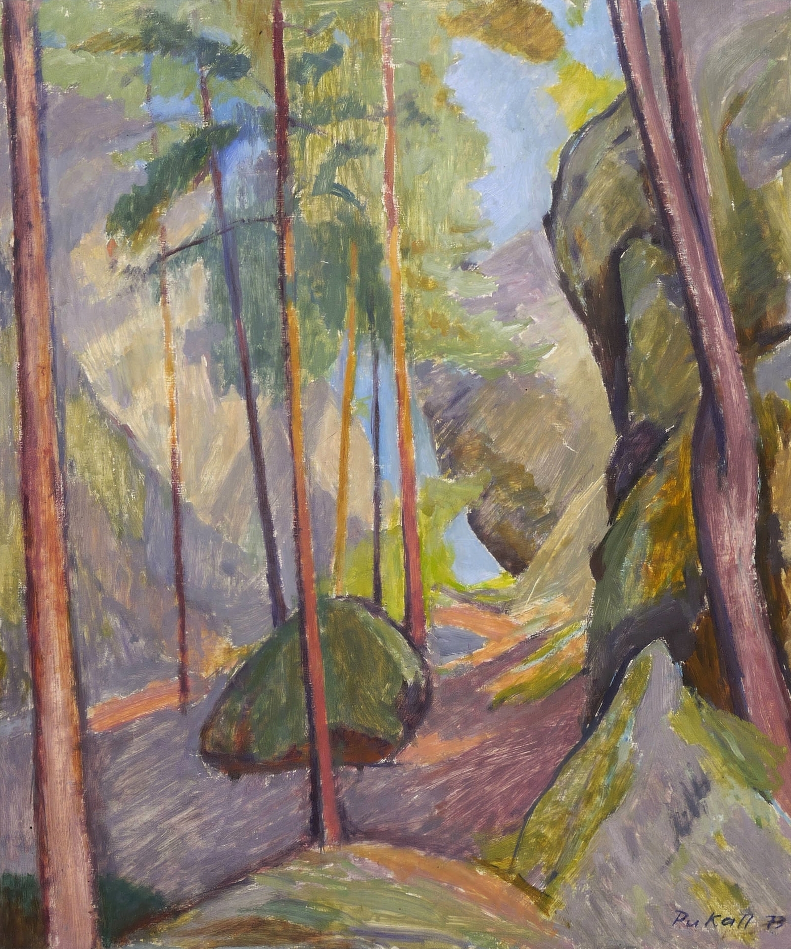 Egon Pukall, Sächsische Schweiz IV, 1973