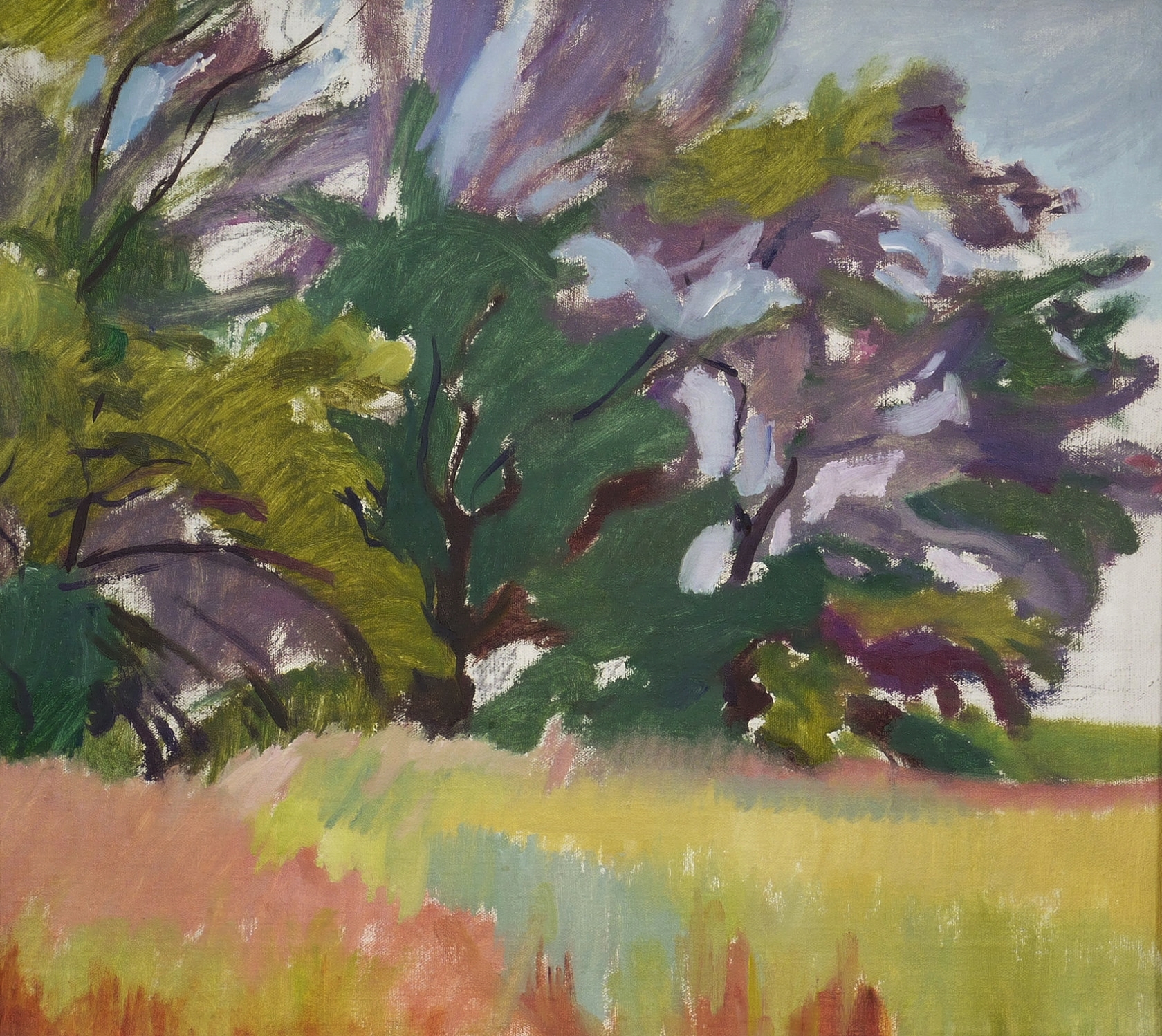 Egon Pukall, Bäume im Sommer, 1976/1977