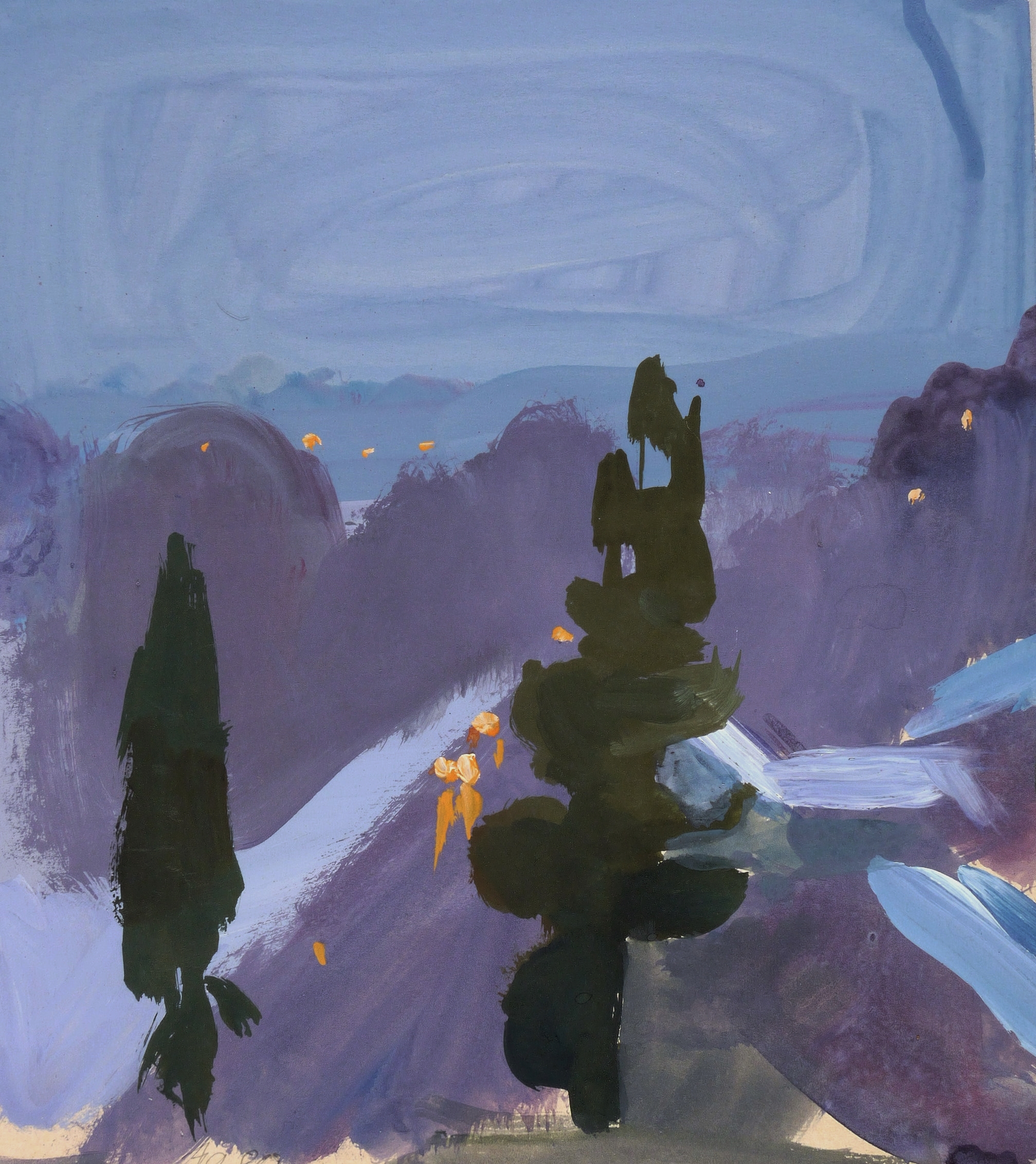 Nächtliche Pillnitzer Landstraße Nächtliche Pillnitzer Landstraße