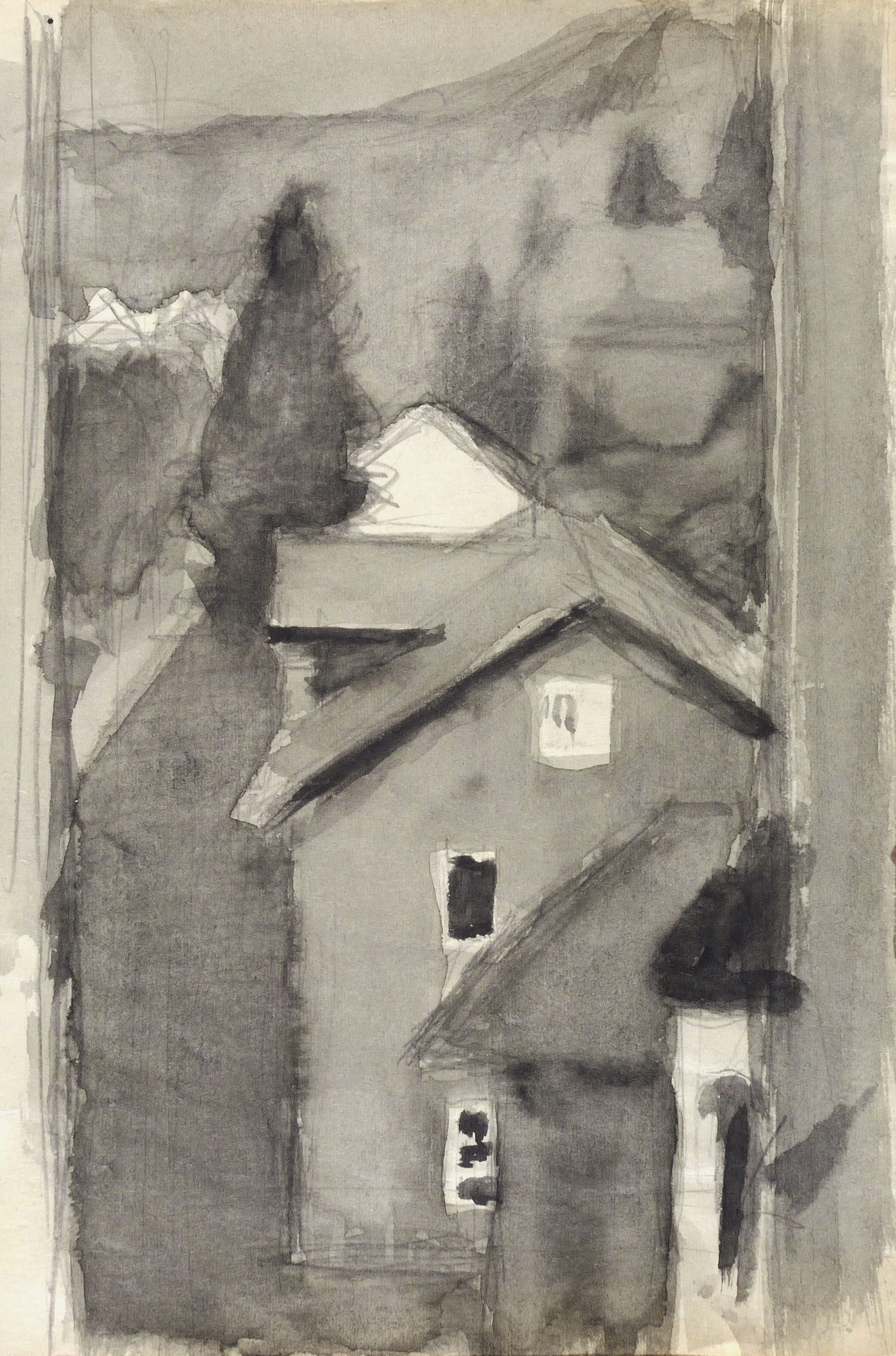 Blick aus dem Atelier (Loschwitz) Blick aus dem Atelier (Loschwitz)