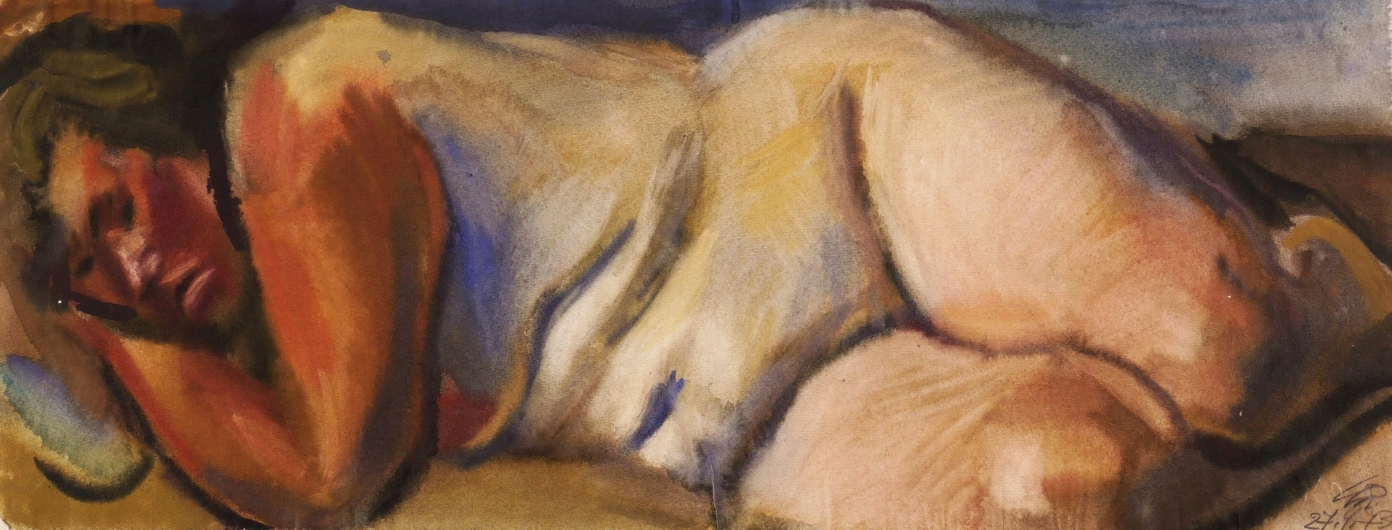 Liegender weiblicher Akt