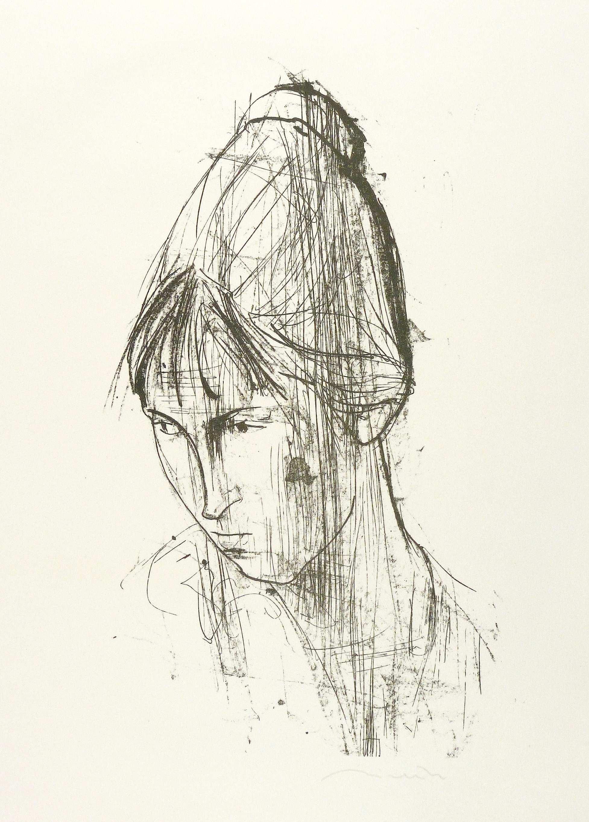 Uta Jähnigen mit geneigtem Kopf