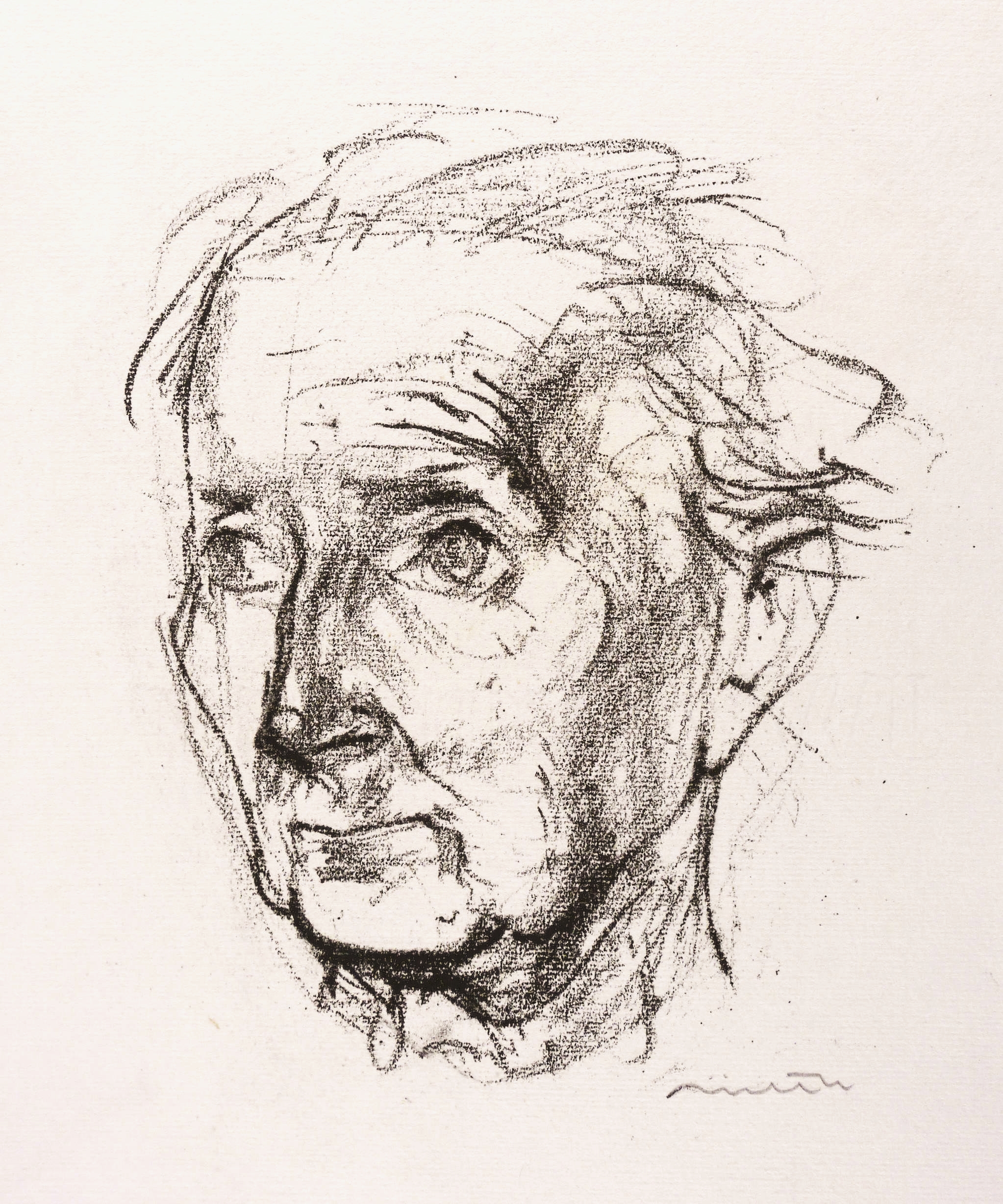 Kopf der Mutter des Künstlers (Mutterbildnis III)