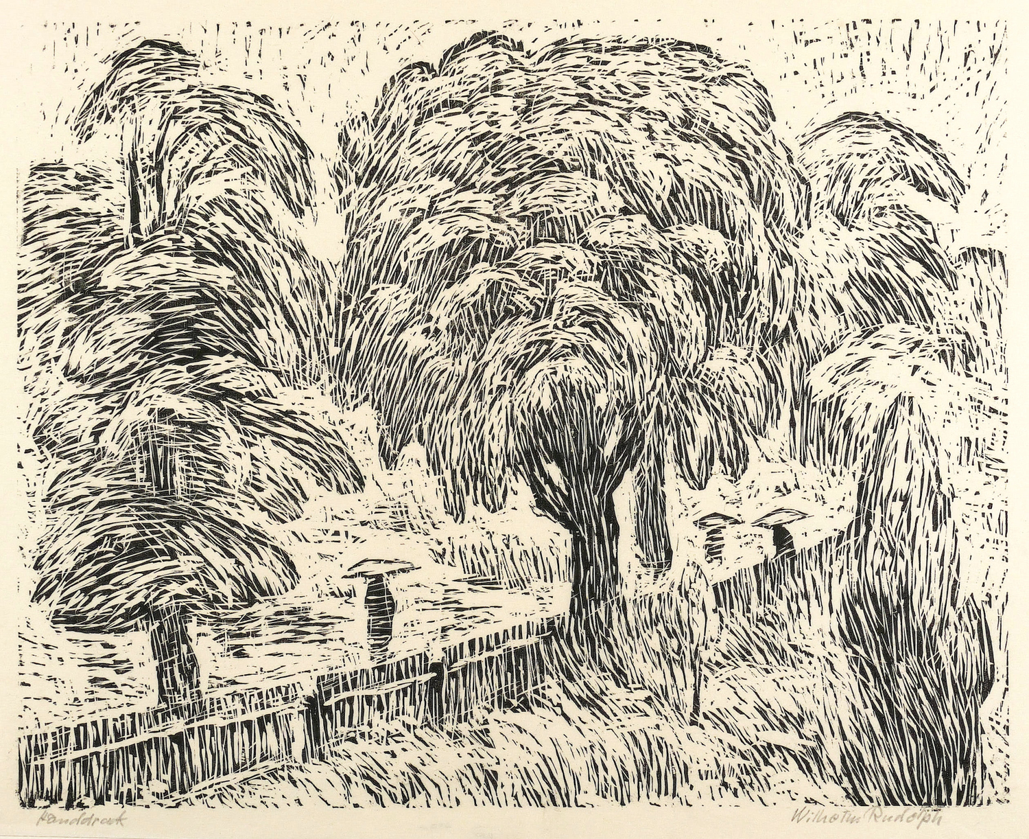 Wilhelm Rudolph, Regenwetter, 1945-1955