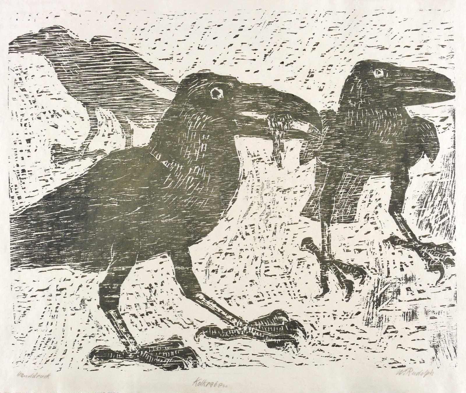 Wilhelm Rudolph, Kolkraben, 1935-1945