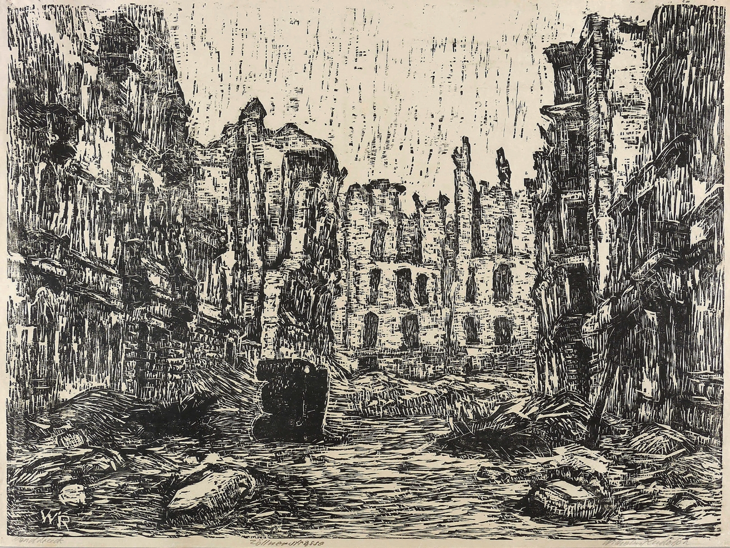 Zöllnerstraße in Dresden (Ruinenstadt)