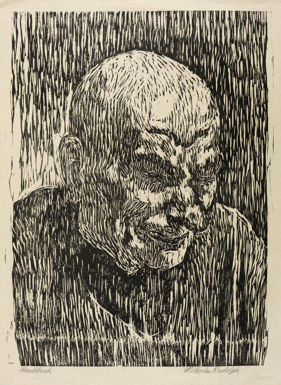 Wilhelm Rudolph, Bildnis Emil Menke-Glückert, um 1945