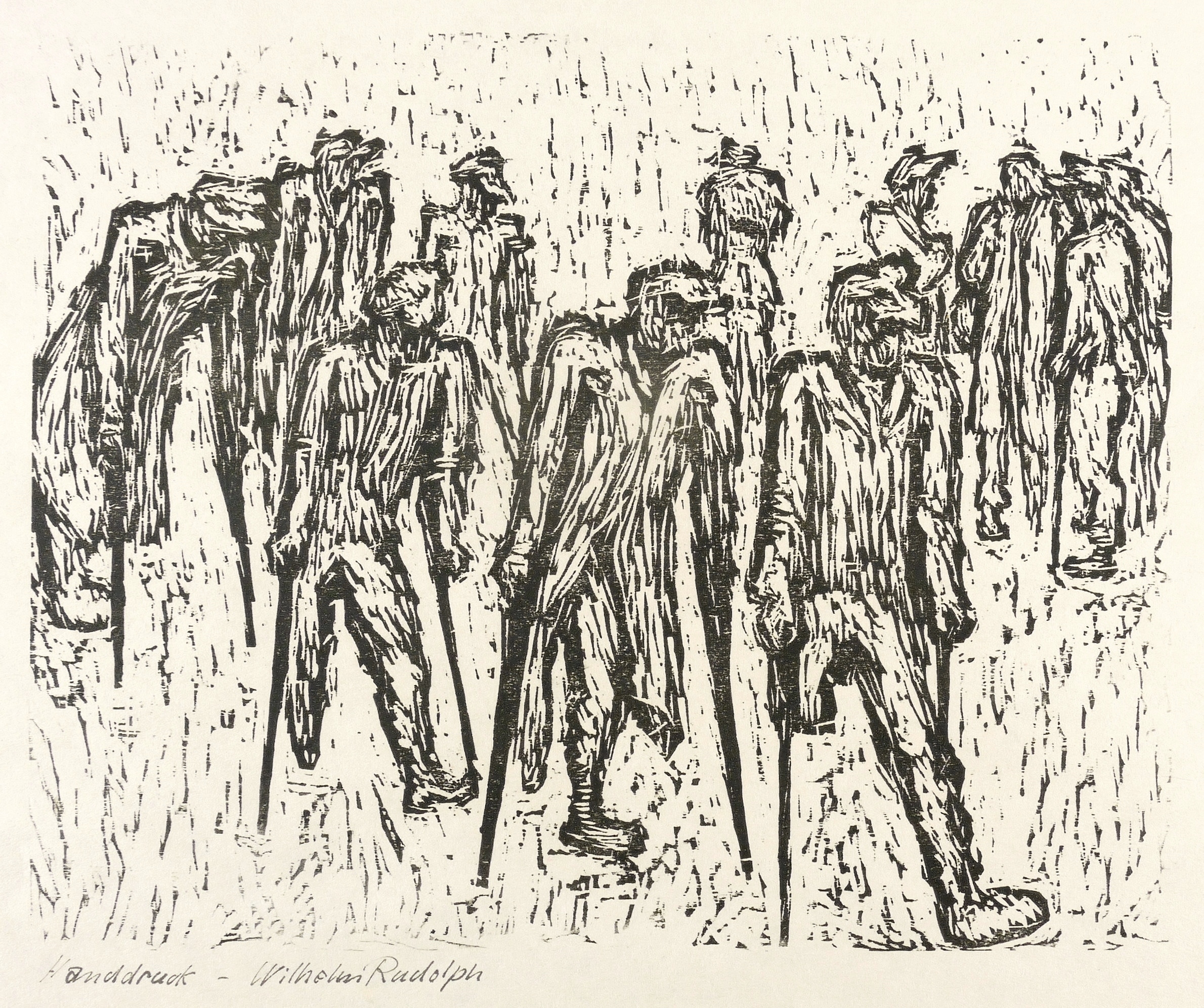 Wilhelm Rudolph, Die Reste der Wehrmacht (Krüppel), 1945-1948