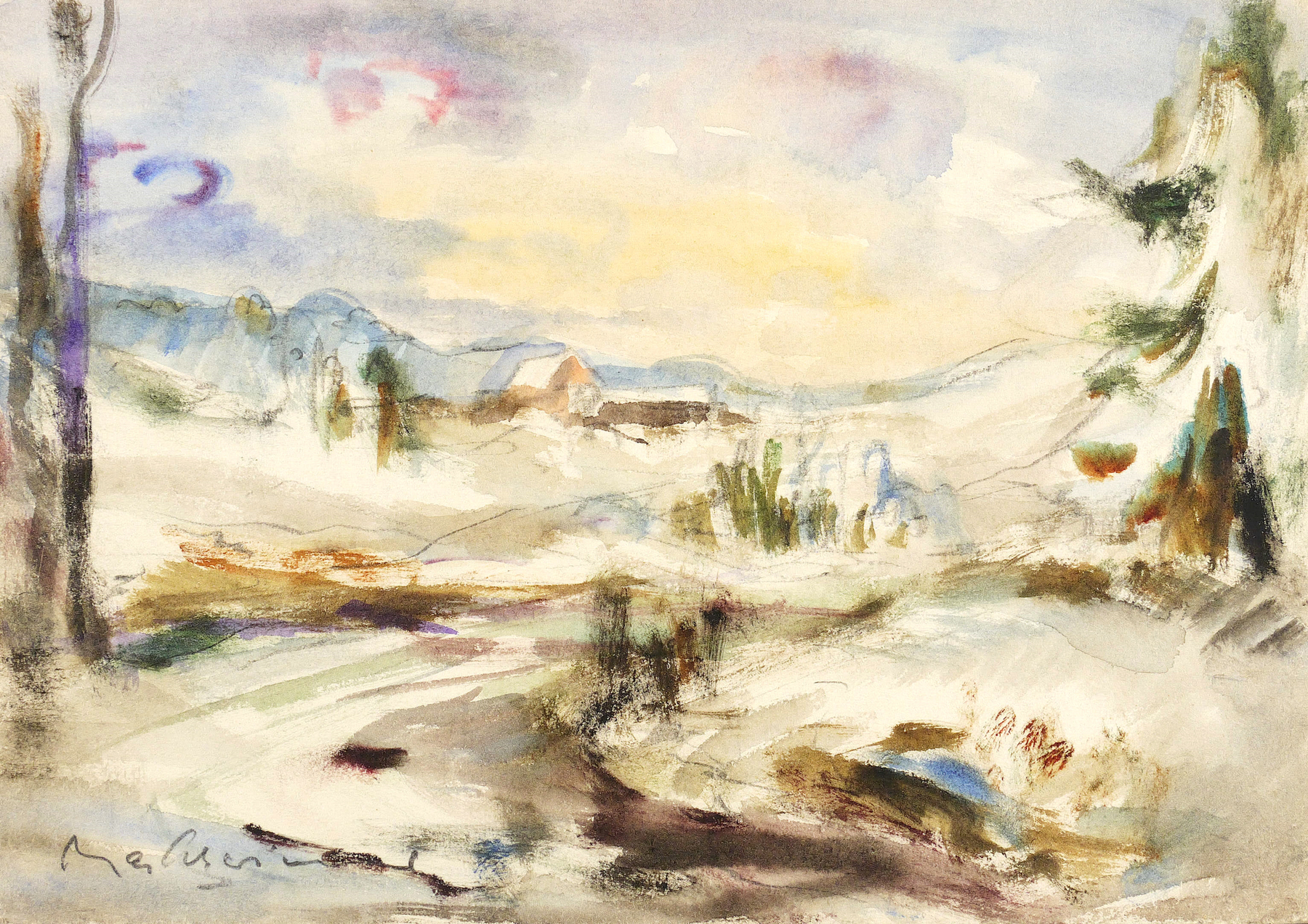 Max Schwimmer – „Winterlandschaft“