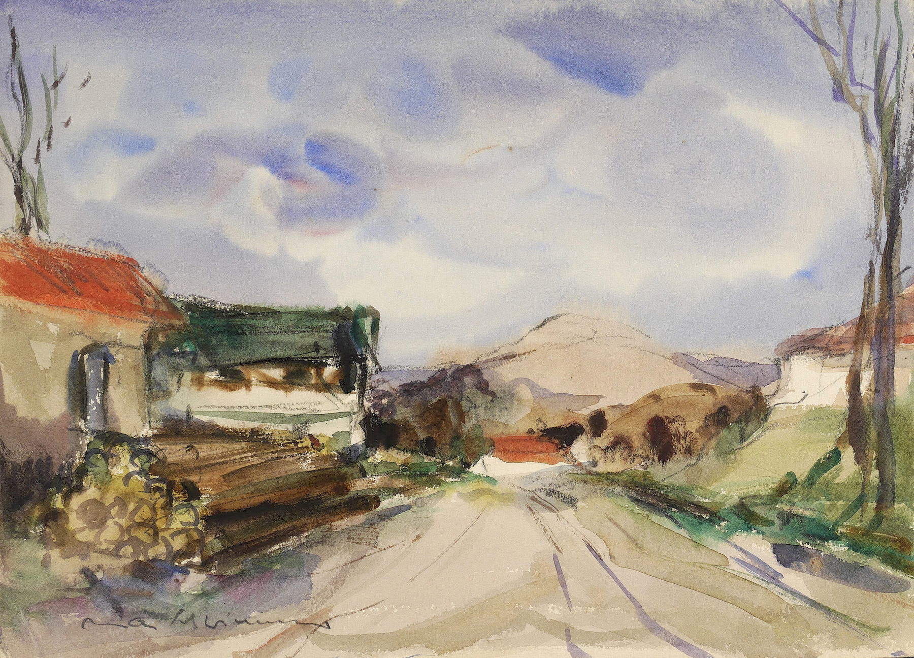 Max Schwimmer – „Dorfstraße“