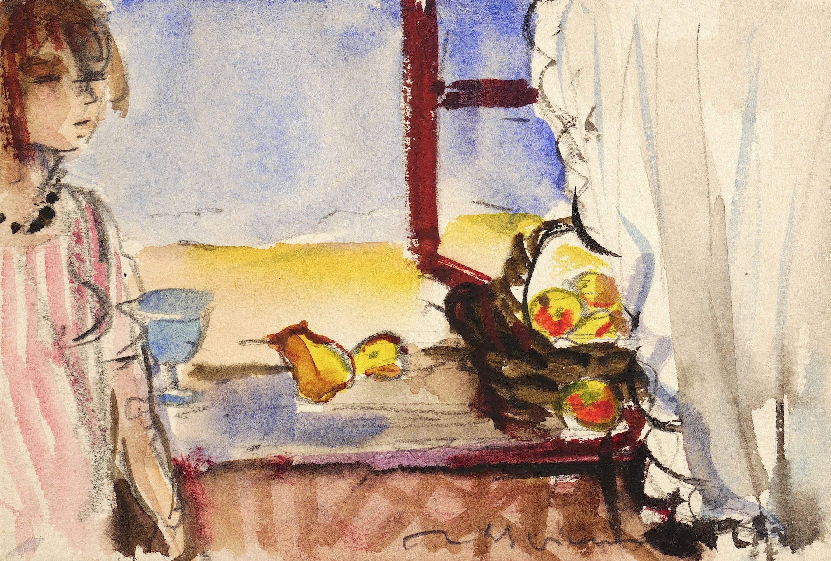 Max Schwimmer – „Mädchen vor Fensterstillleben“