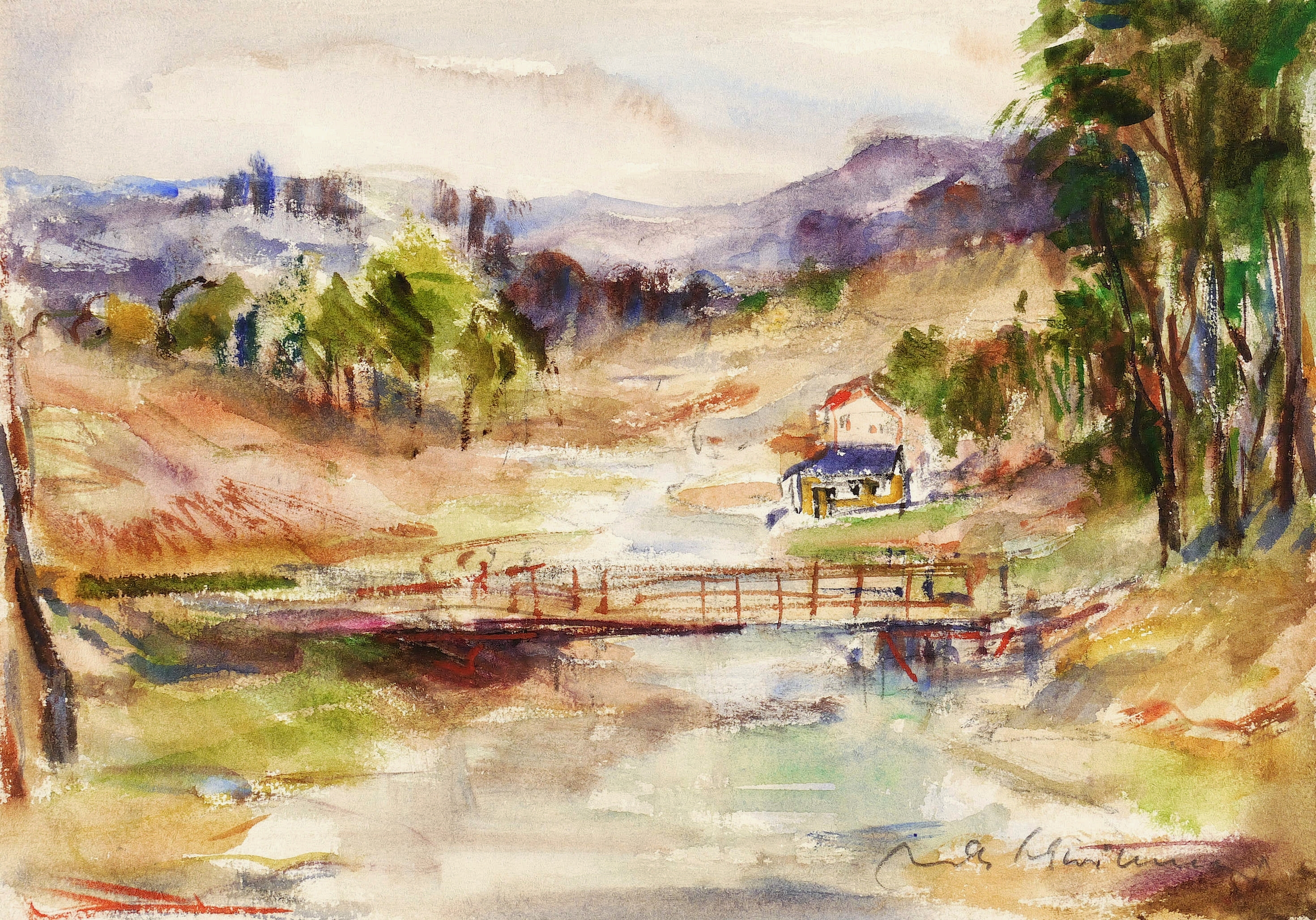 Max Schwimmer – „Flussbrücke“