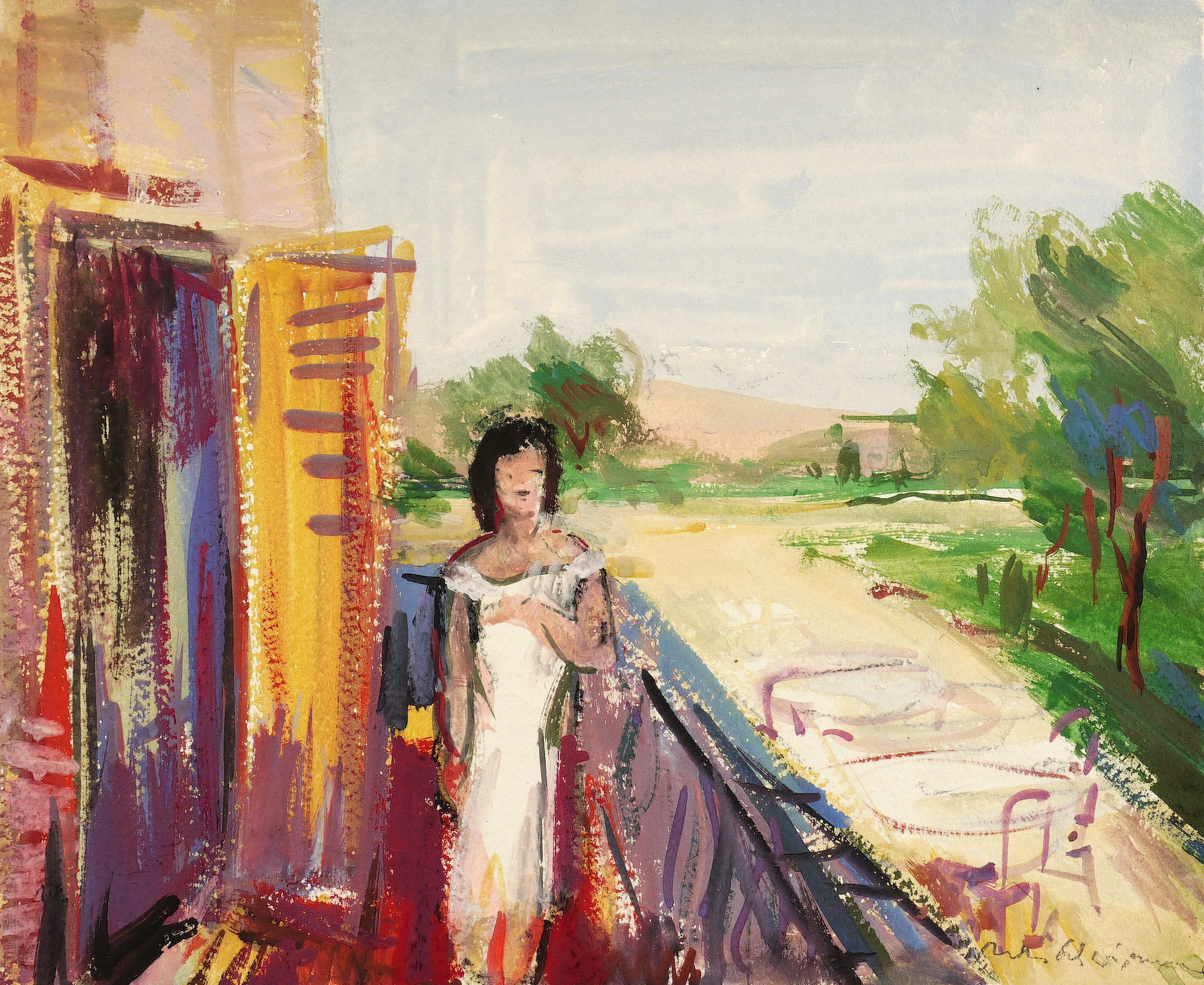 Max Schwimmer – „Auf der Terrasse“