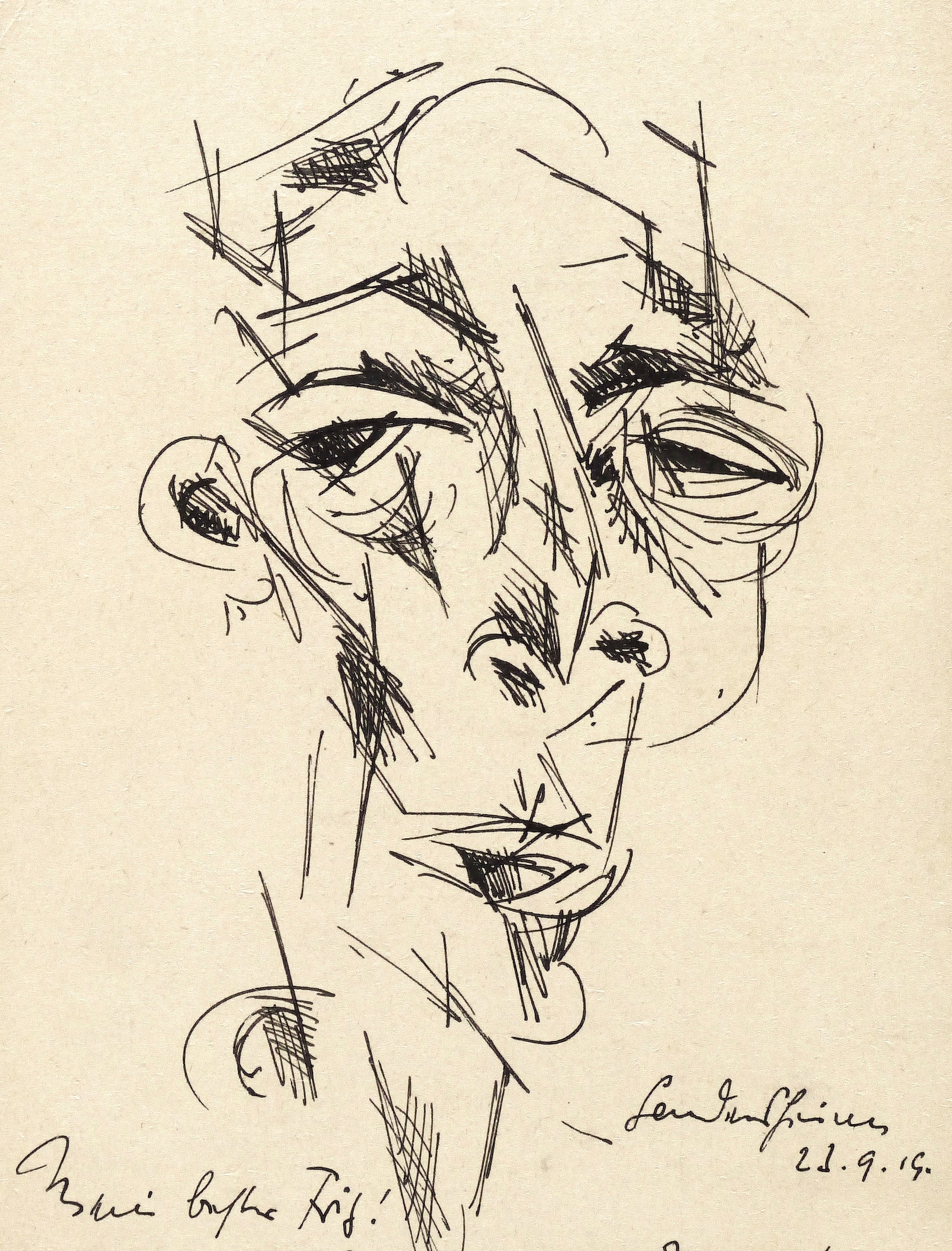 Max Schwimmer – „Kopf en face“