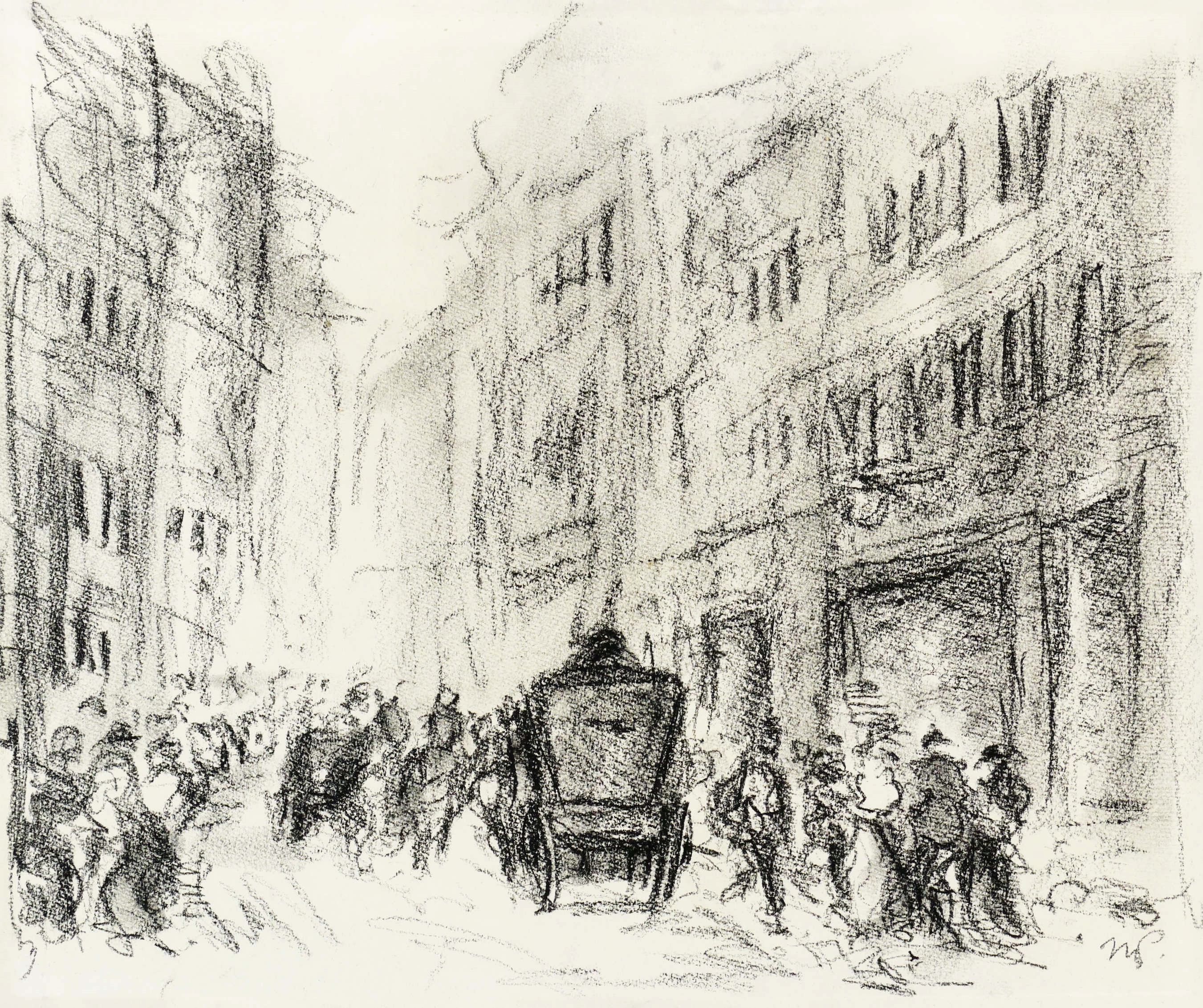 Max Schwimmer – „Pariser Straßenszene“