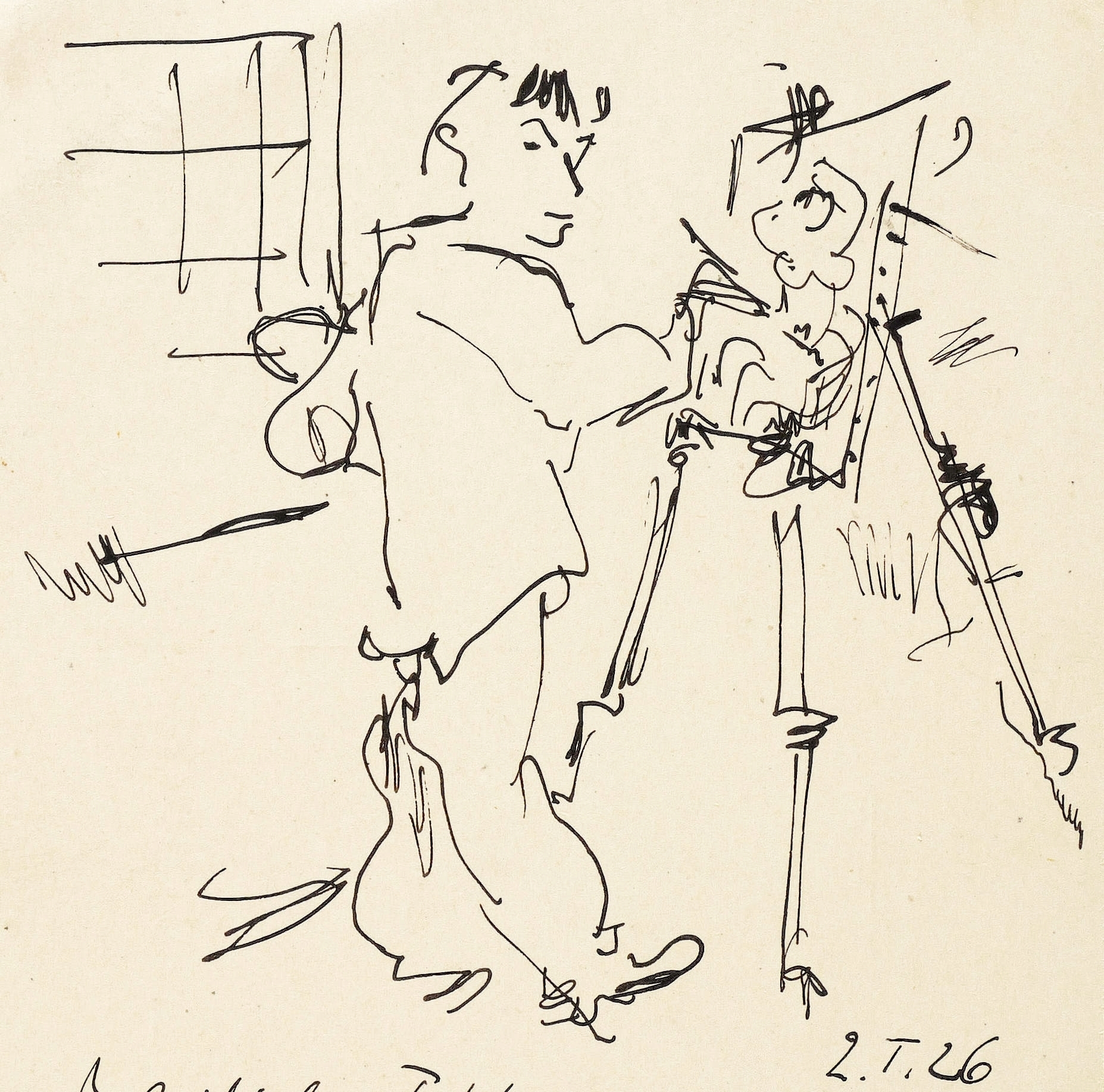 Max Schwimmer – „Selbst an der Staffelei“