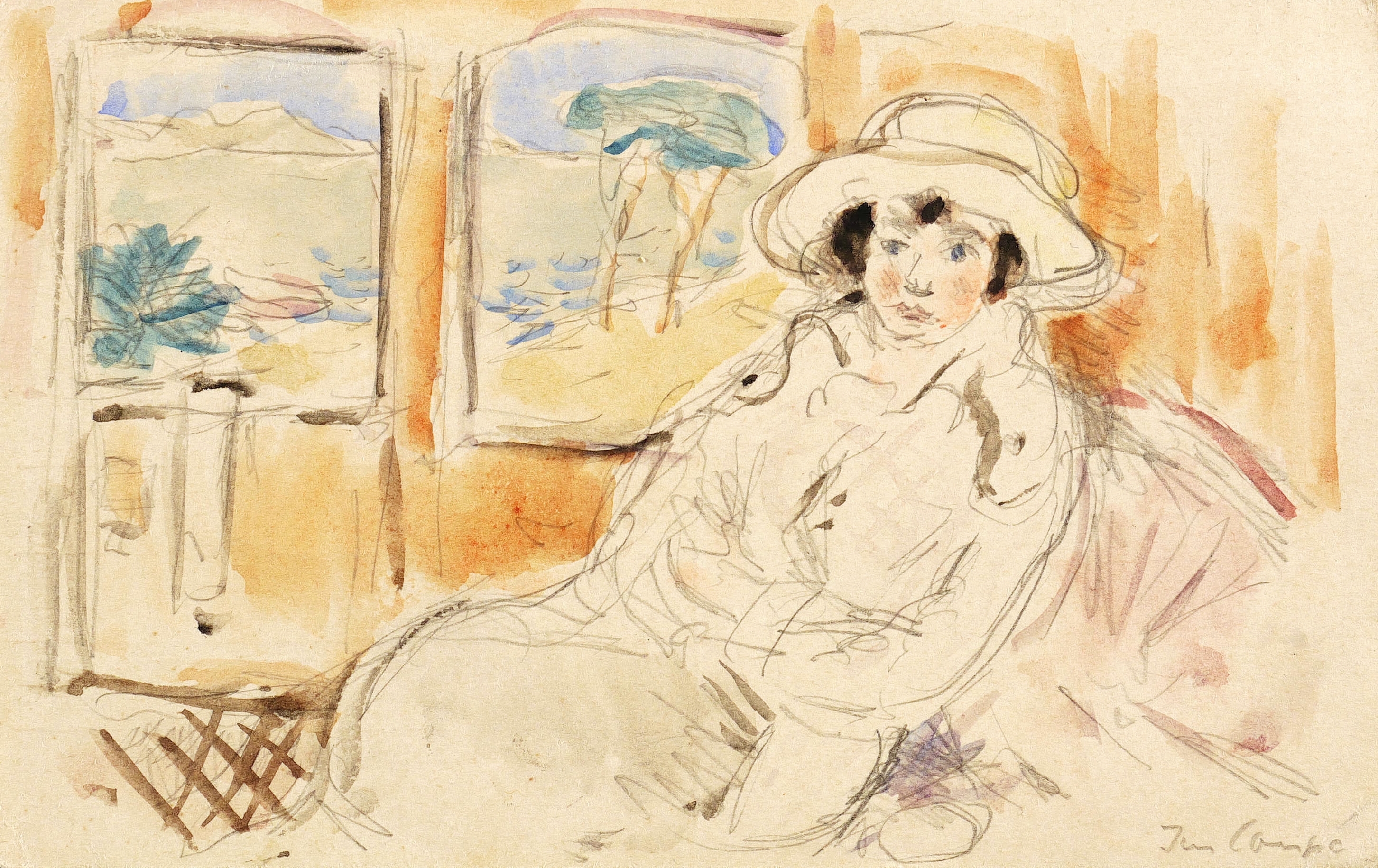 Max Schwimmer – „Im Coupé“