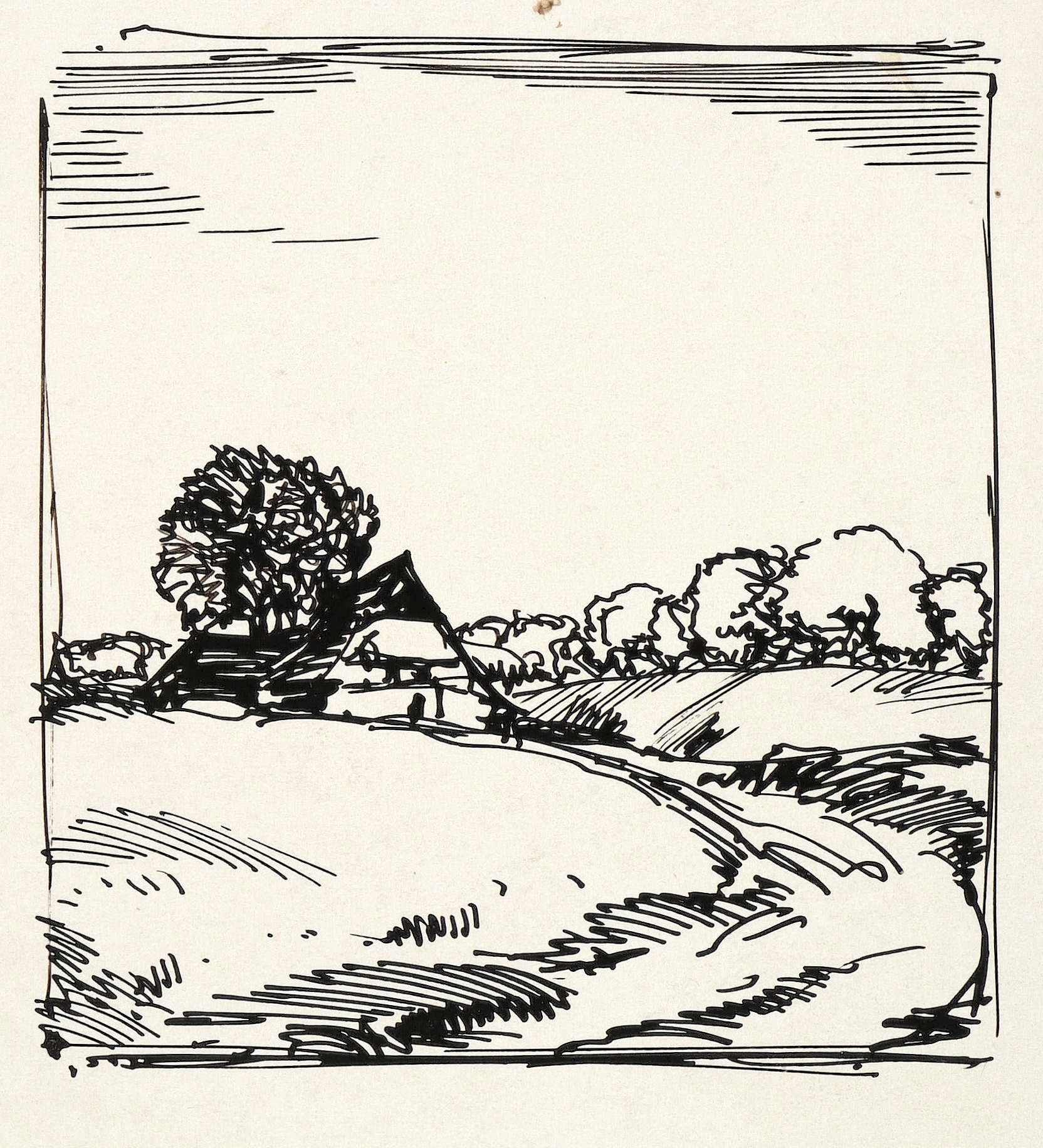 Max Schwimmer – „Kleine erzgebirgische Landschaft“