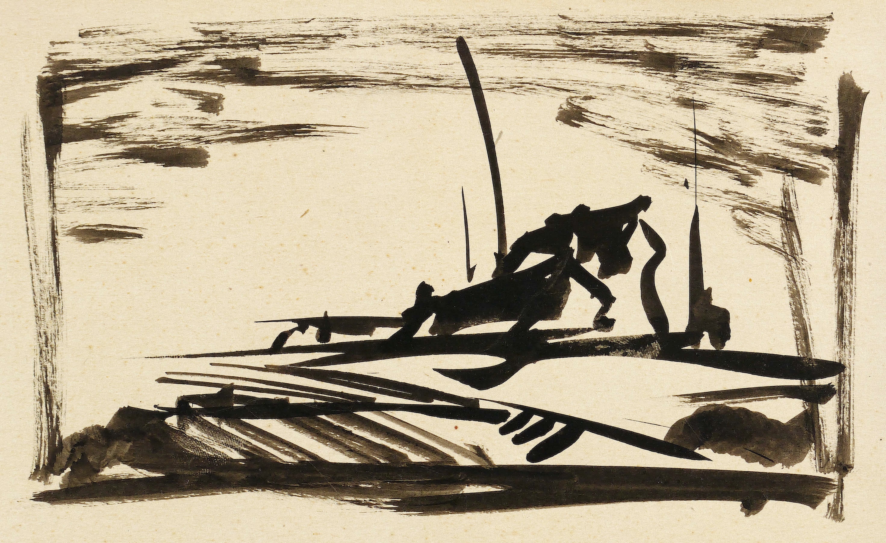 Max Schwimmer – „Anhöhe mit Bauernhof“