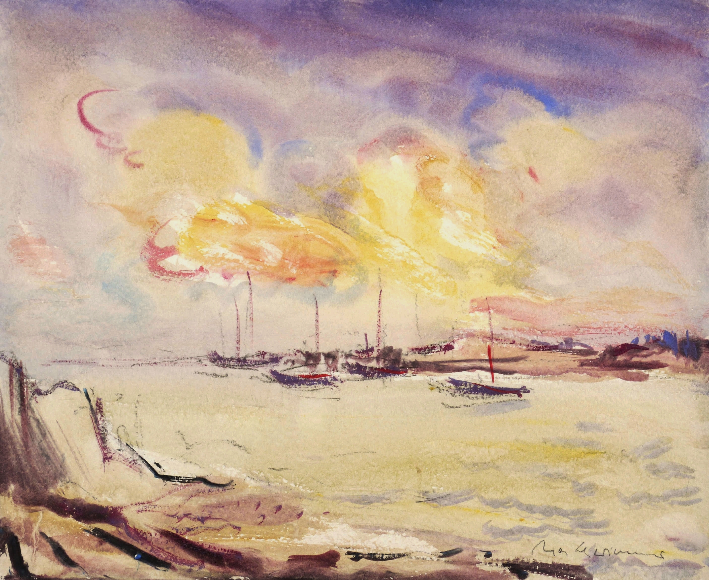 Kleiner Hafen in der Bucht