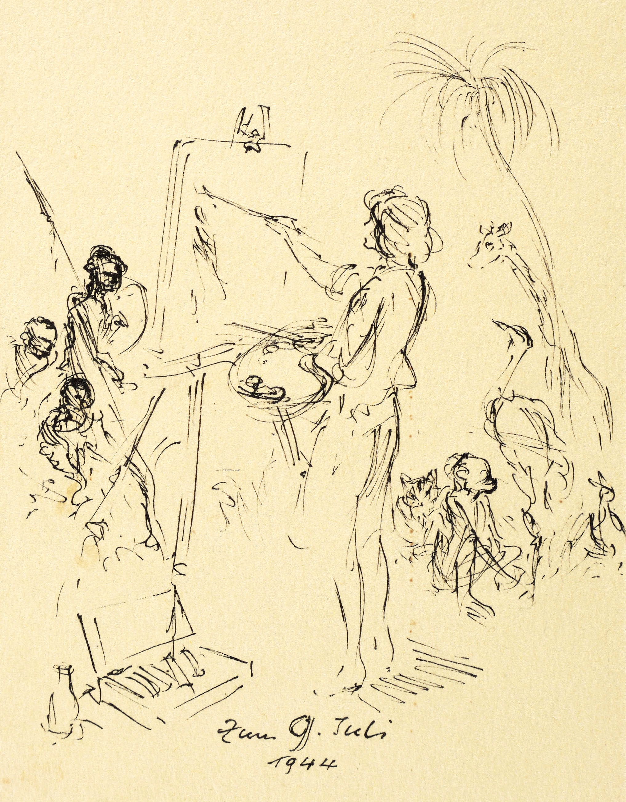 Max Schwimmer – „Malerin im Dschungel“