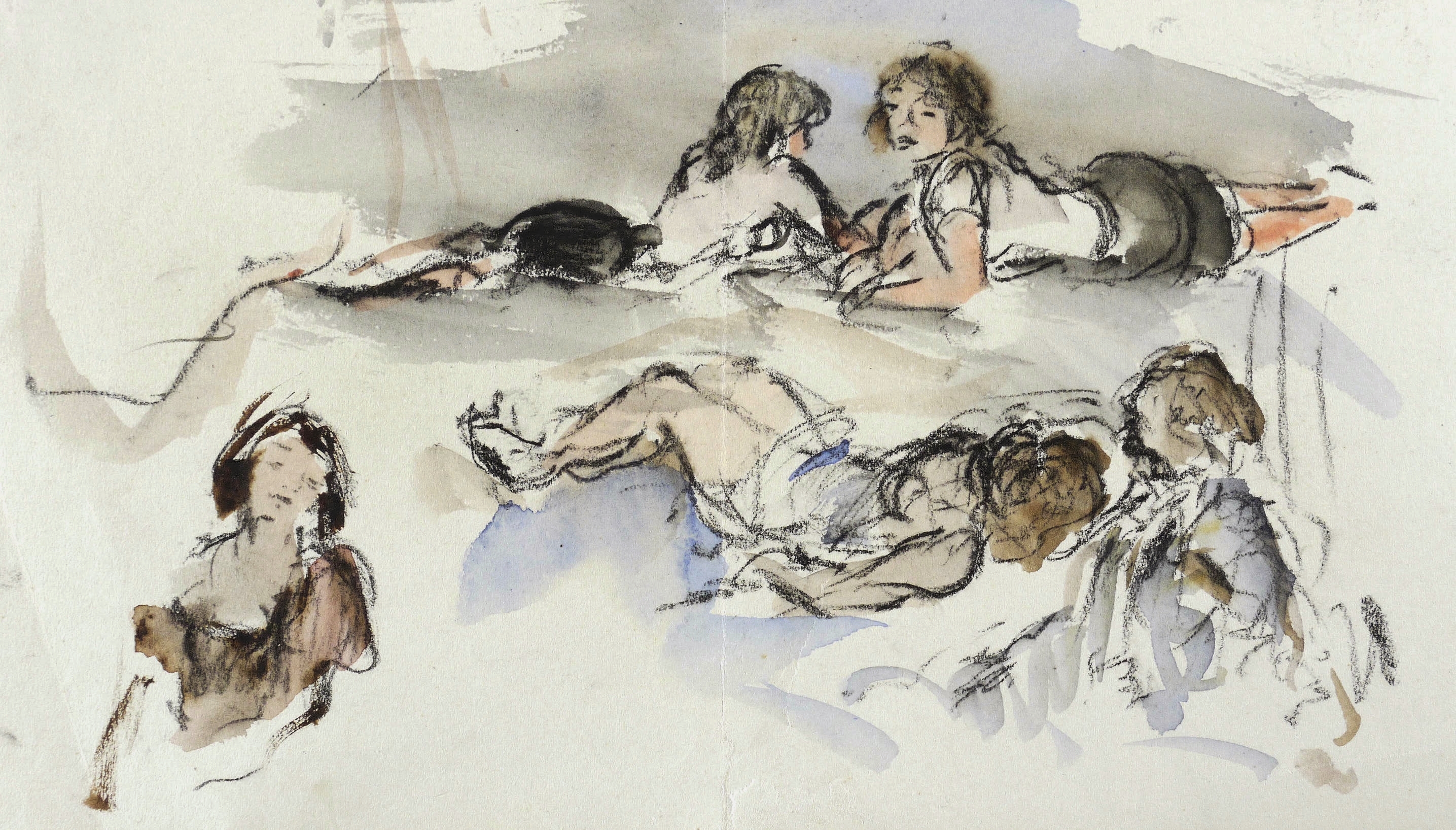 Max Schwimmer, Vier Mädchen und ein Jüngling, 1943