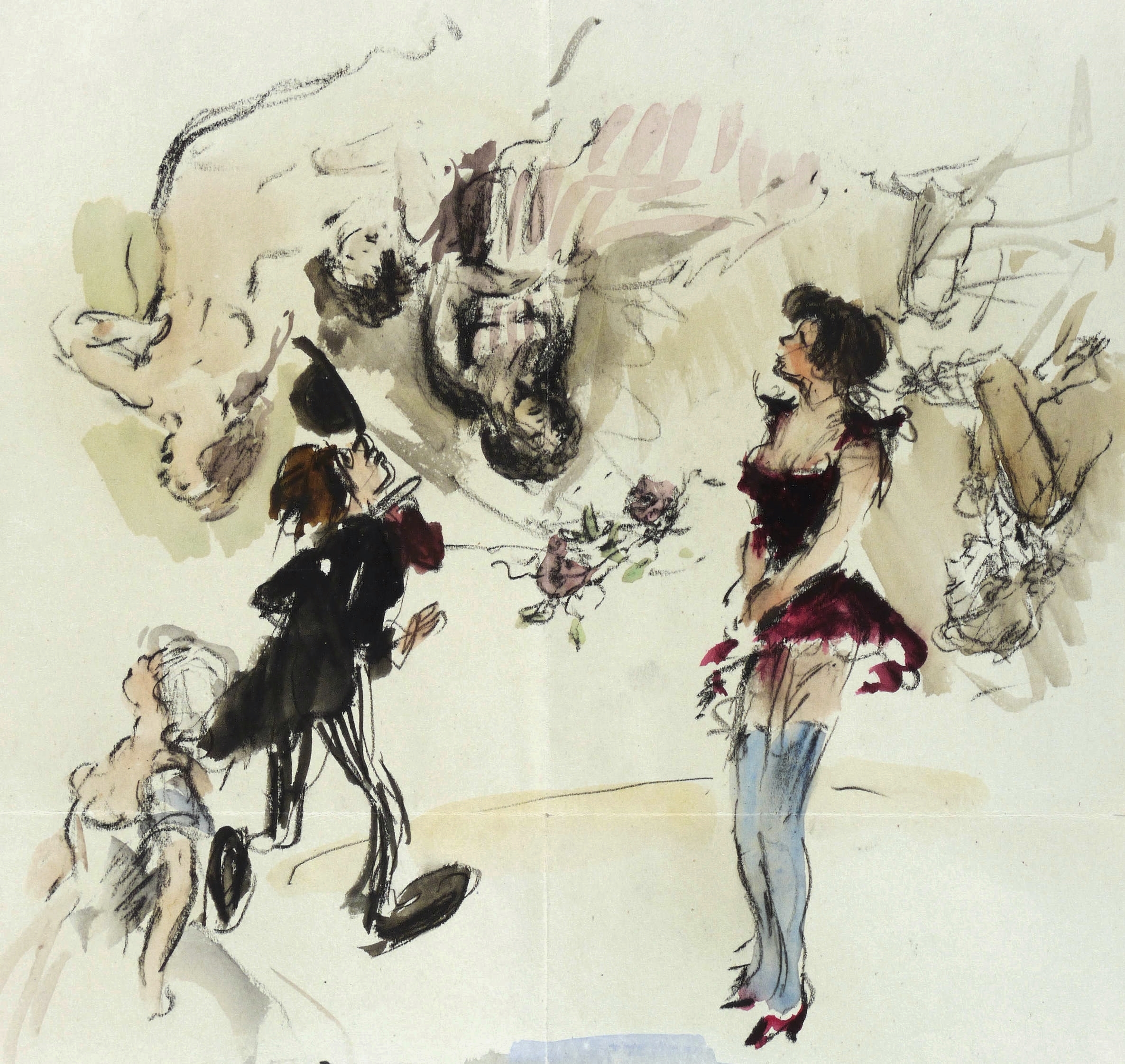 Max Schwimmer – „Clown und Mädchen“