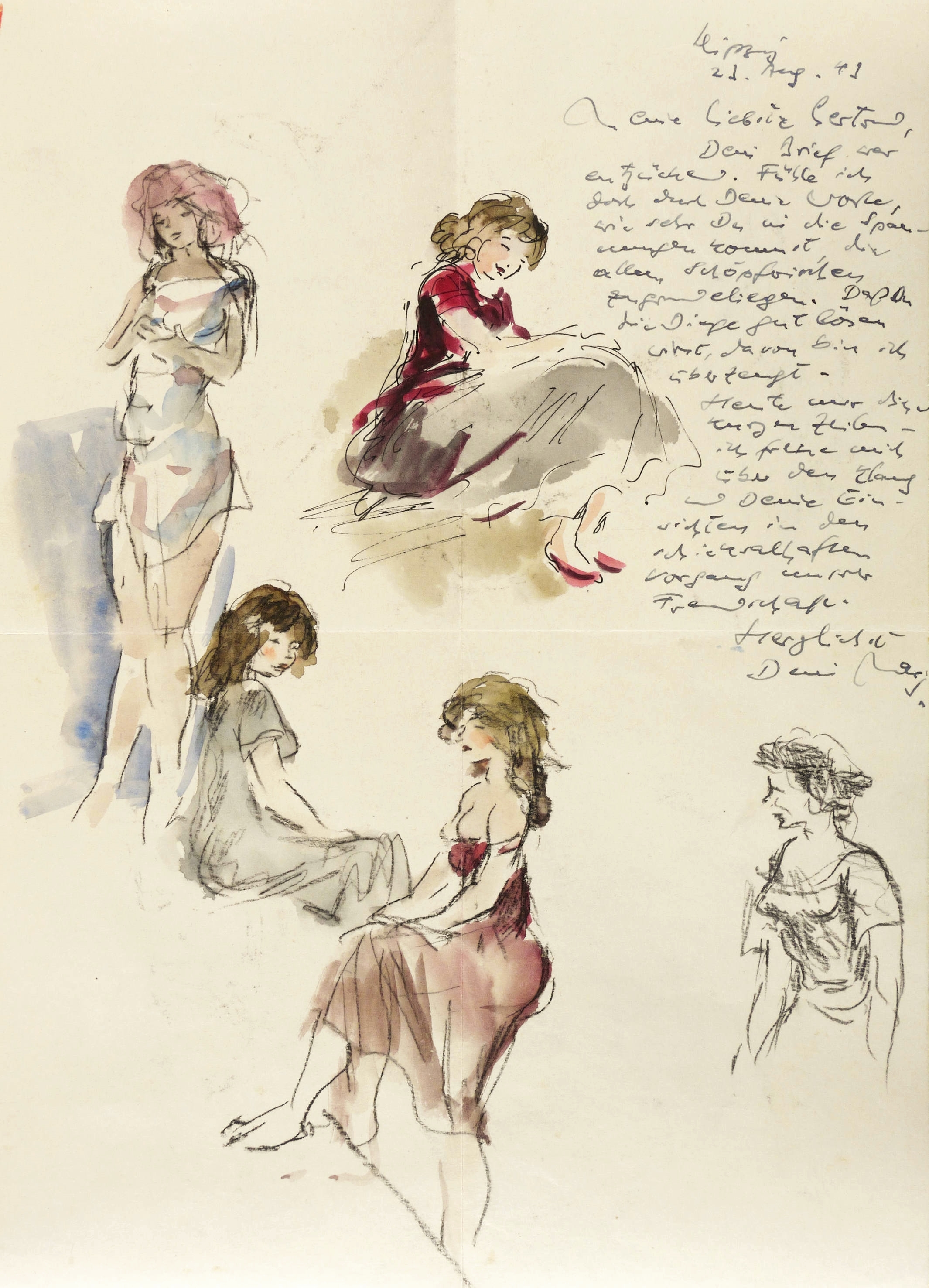 Max Schwimmer – „Frivole Skizzen“