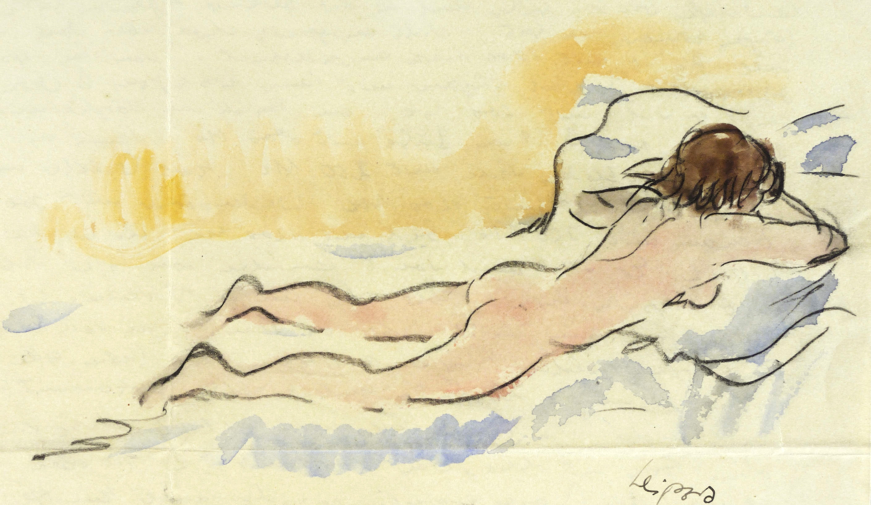 Max Schwimmer – „Liegender Rückenakt“