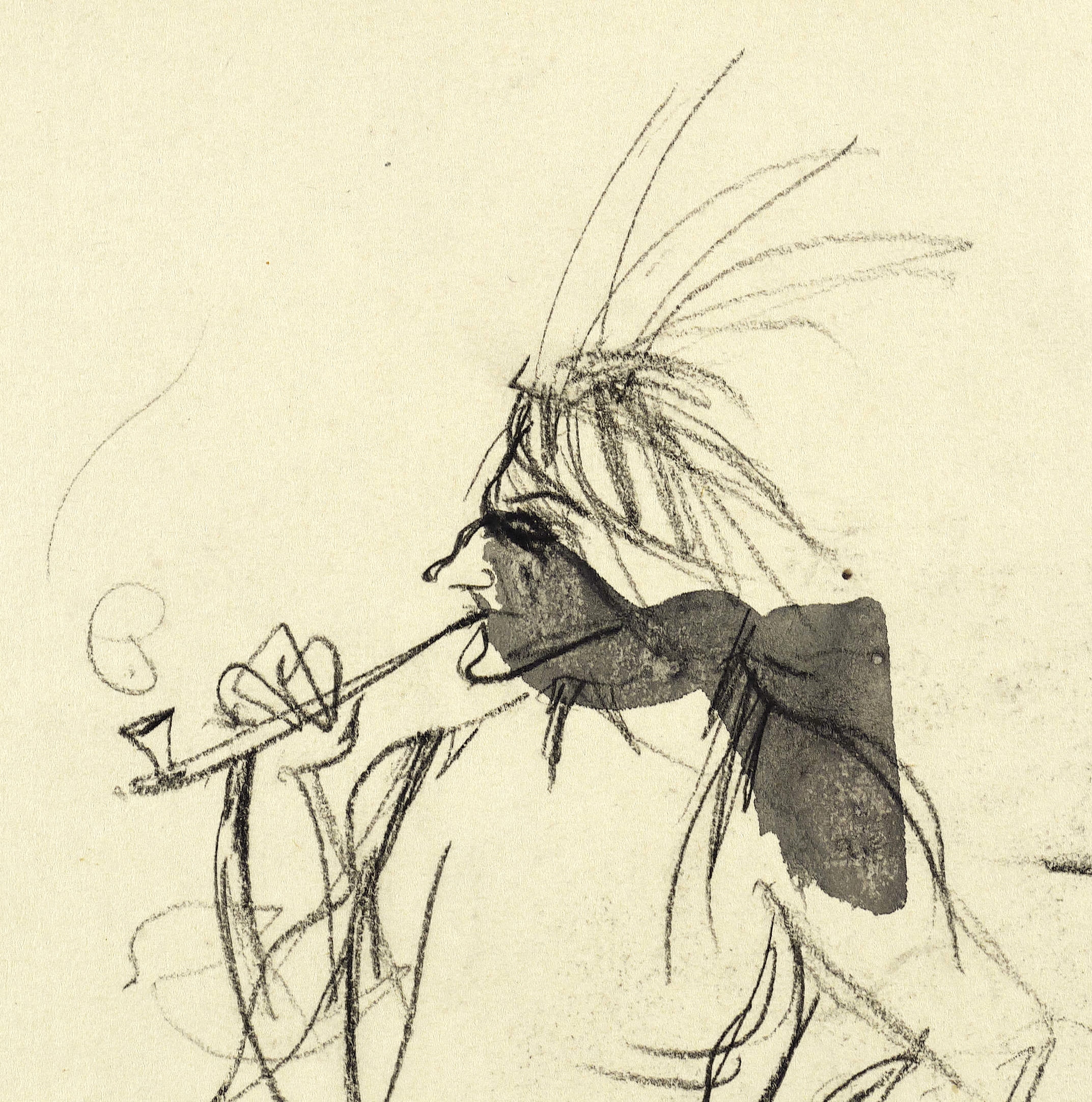 Max Schwimmer – „Rauchender Indianerhäuptling“