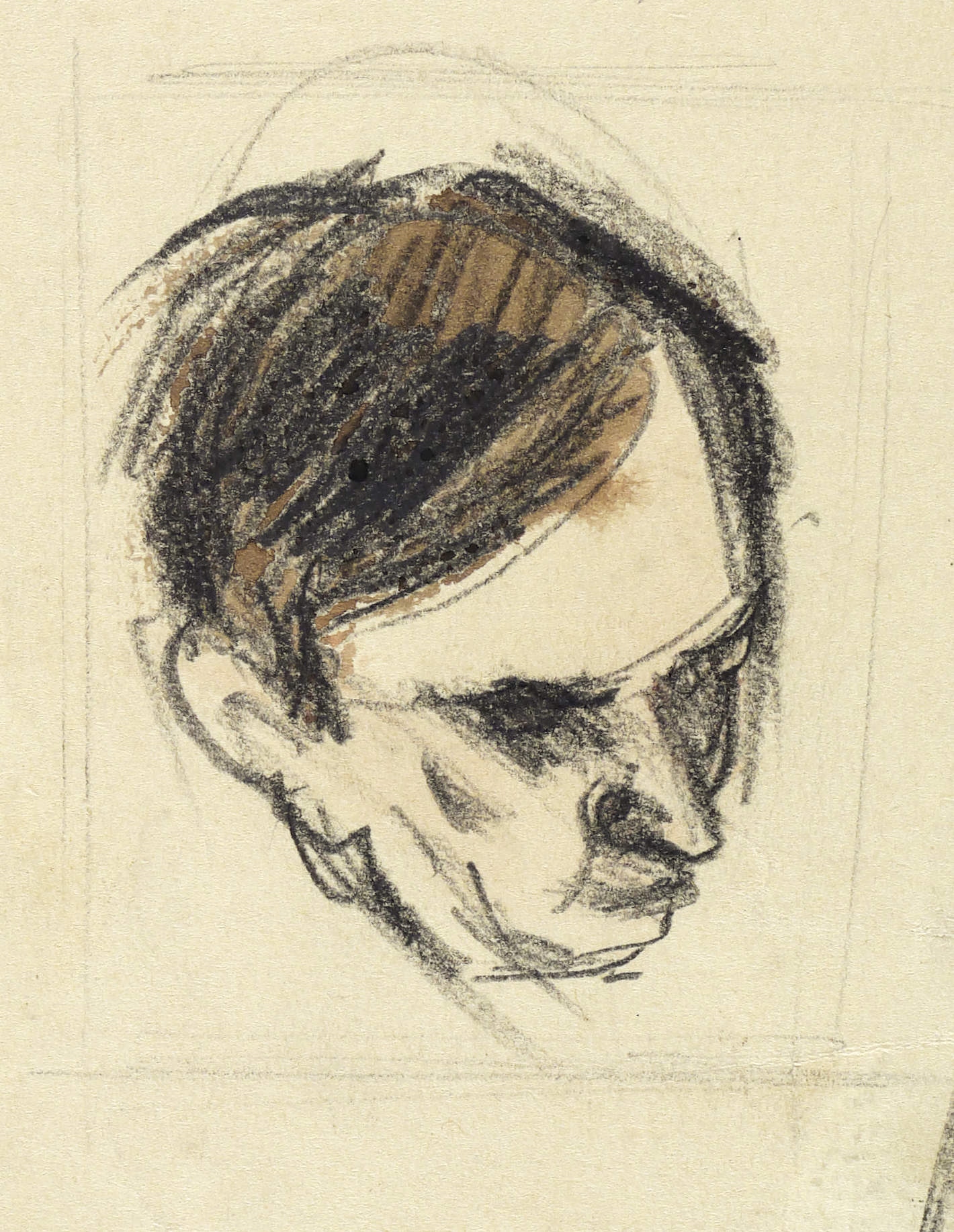 Max Schwimmer – „Selbst, im Dreiviertelprofil, etwas von oben“