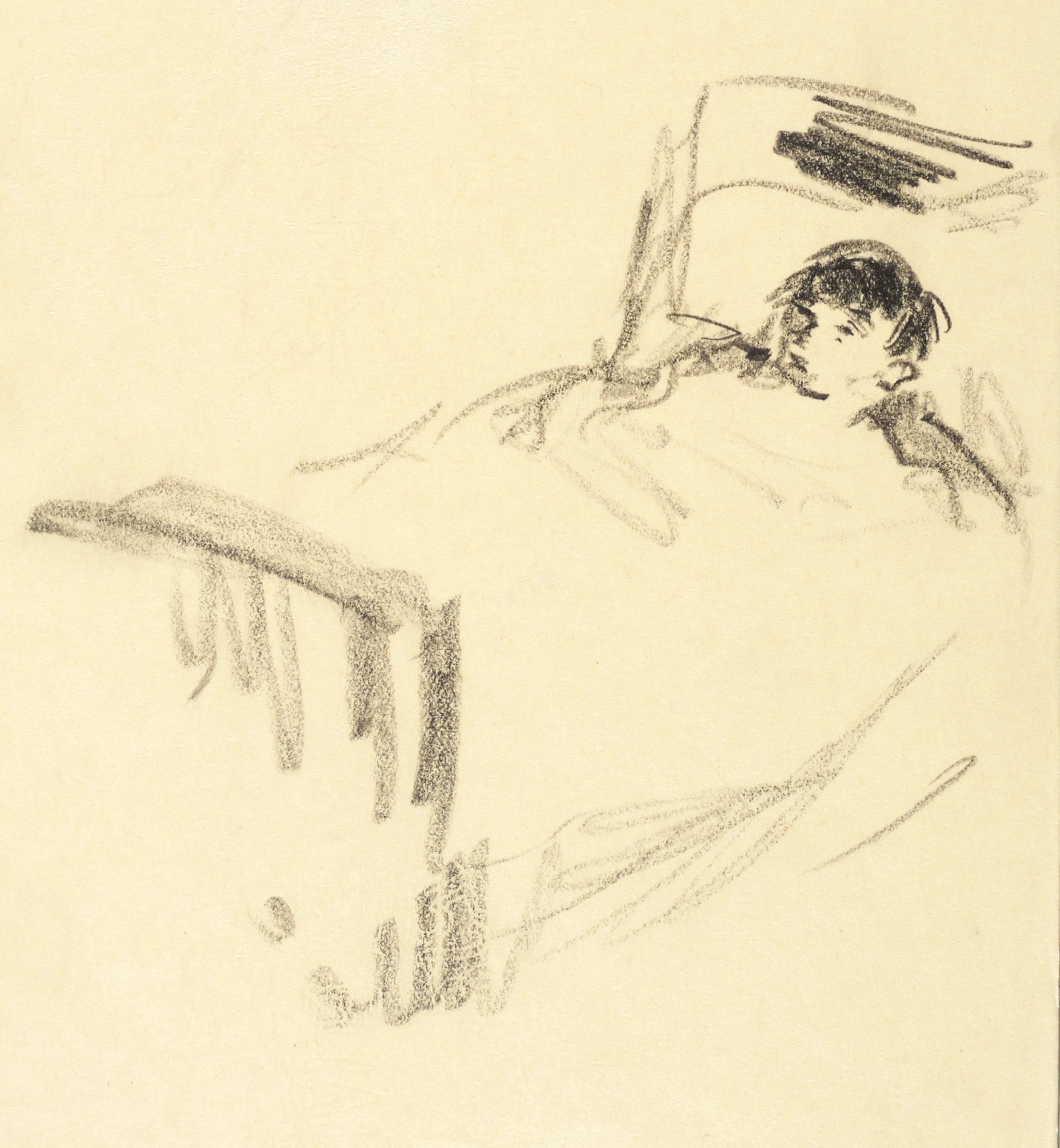 Max Schwimmer – „Im Krankenbett“